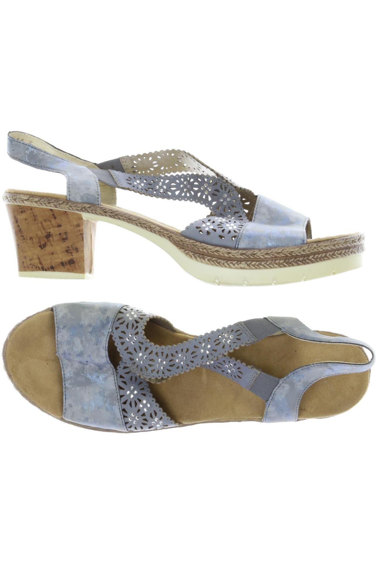 

Rieker Damen Sandale, blau, Gr. 41