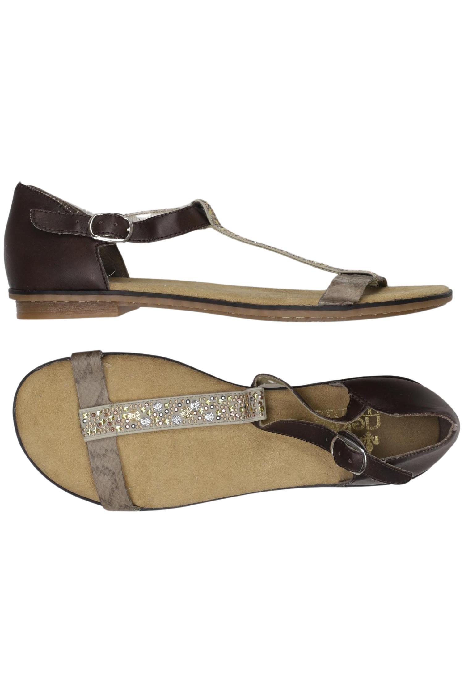 

Rieker Damen Sandale, braun, Gr. 40