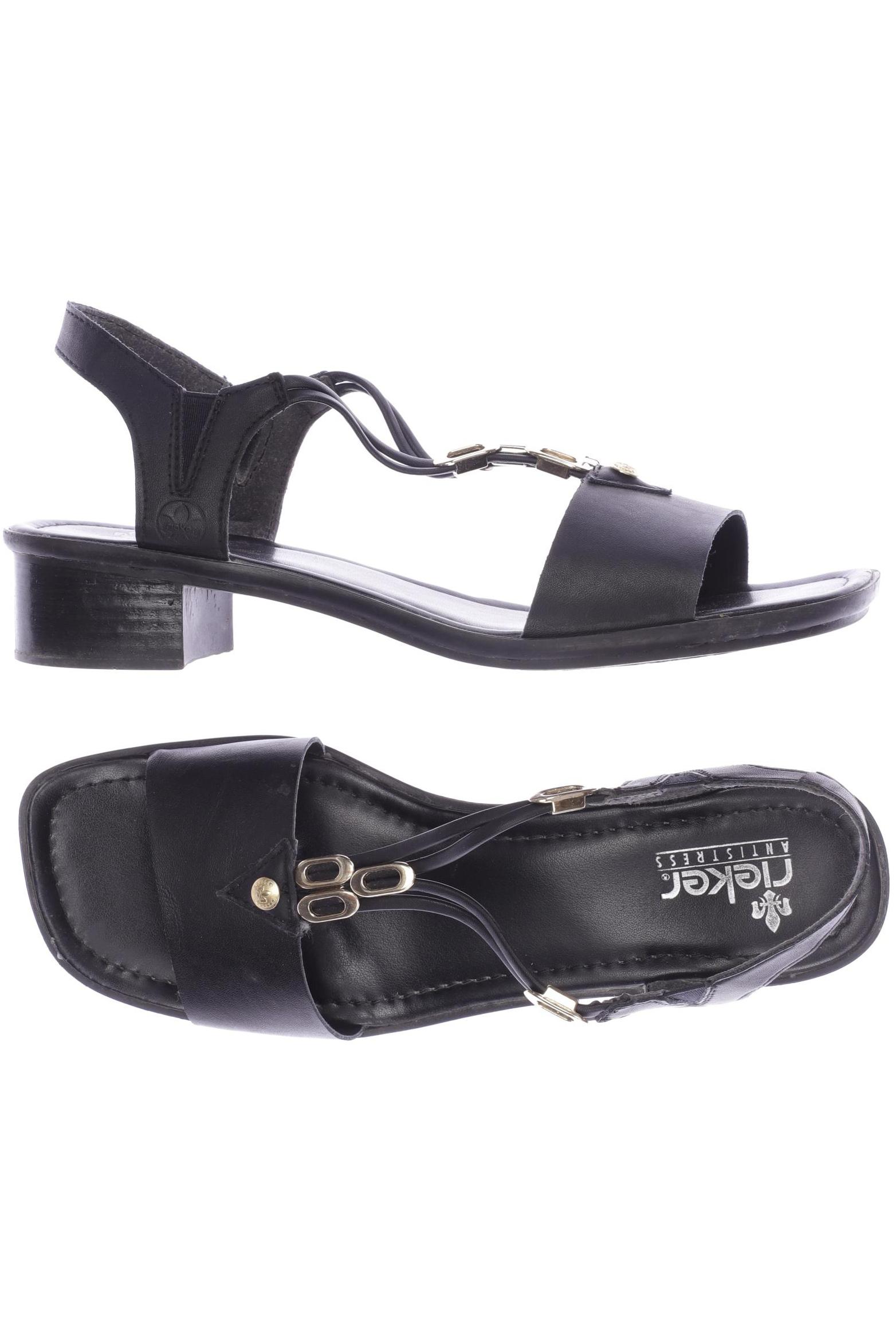 

Rieker Damen Sandale, schwarz