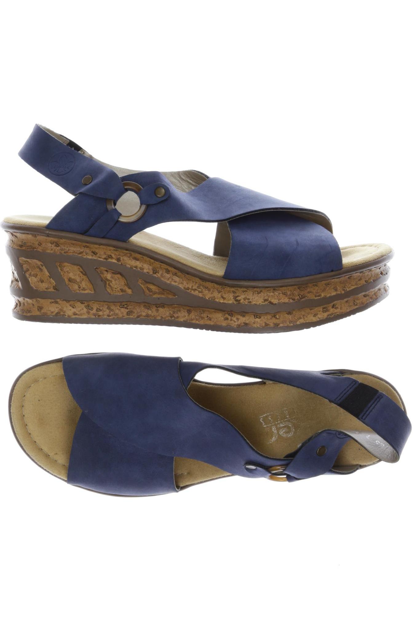 

Rieker Damen Sandale, marineblau, Gr. 40