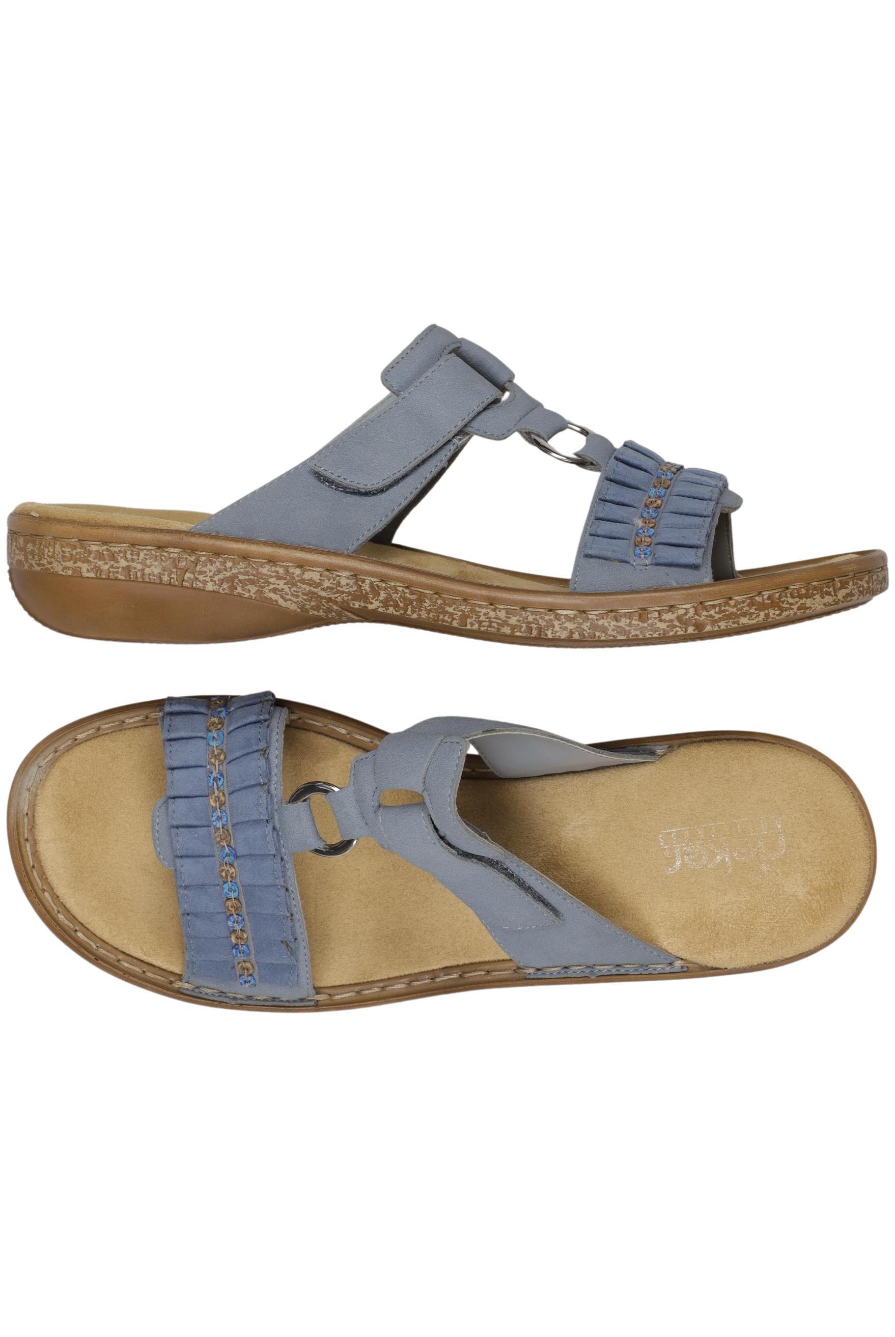 

Rieker Damen Sandale, blau, Gr. 42