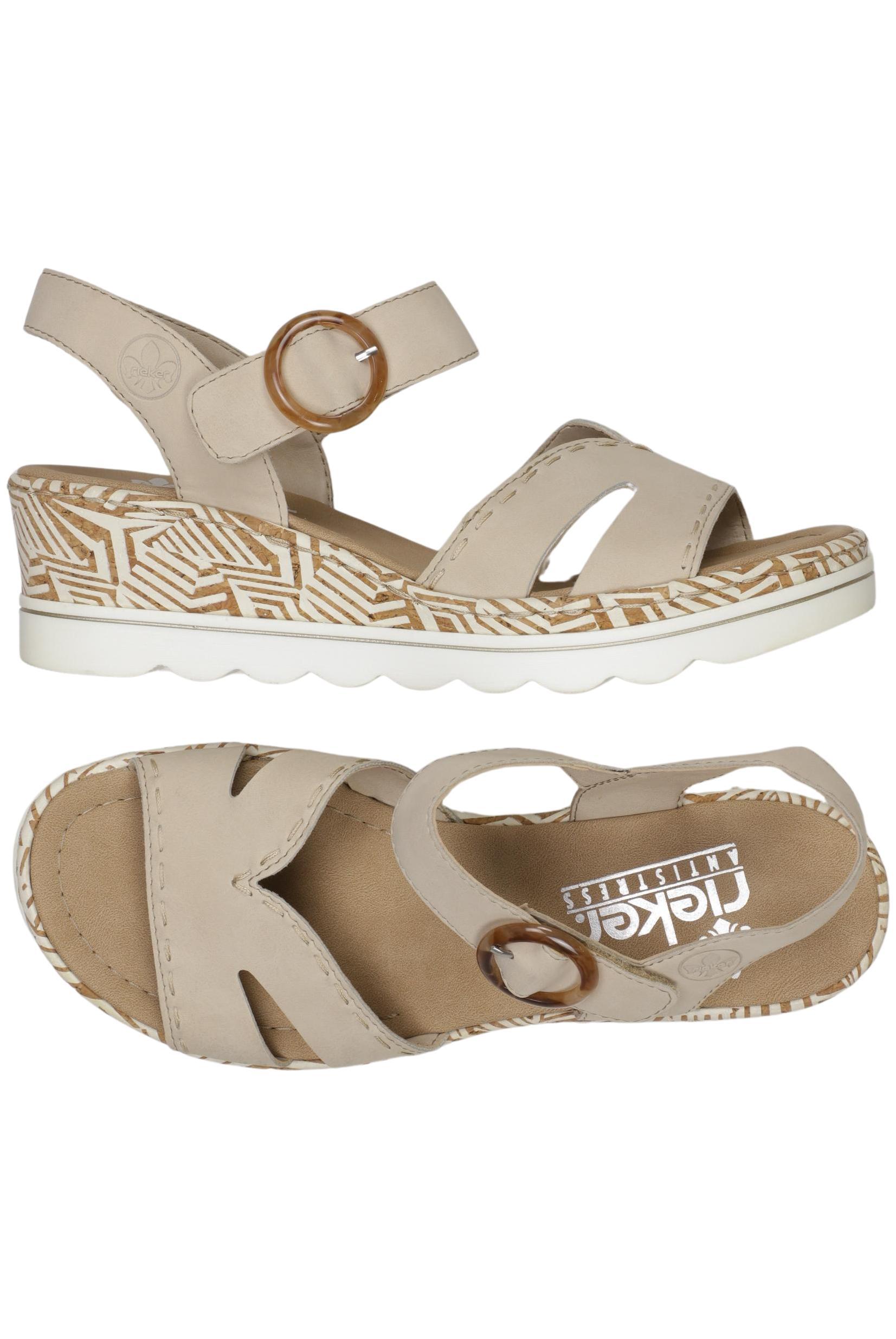 

Rieker Damen Sandale, beige, Gr. 39