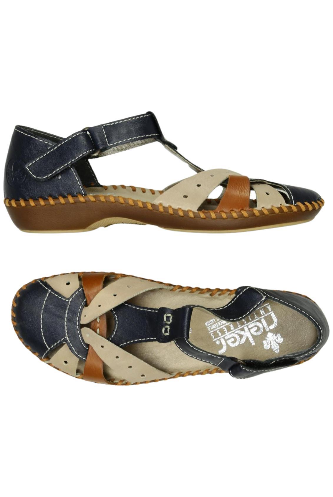 

Rieker Damen Sandale, marineblau, Gr. 37