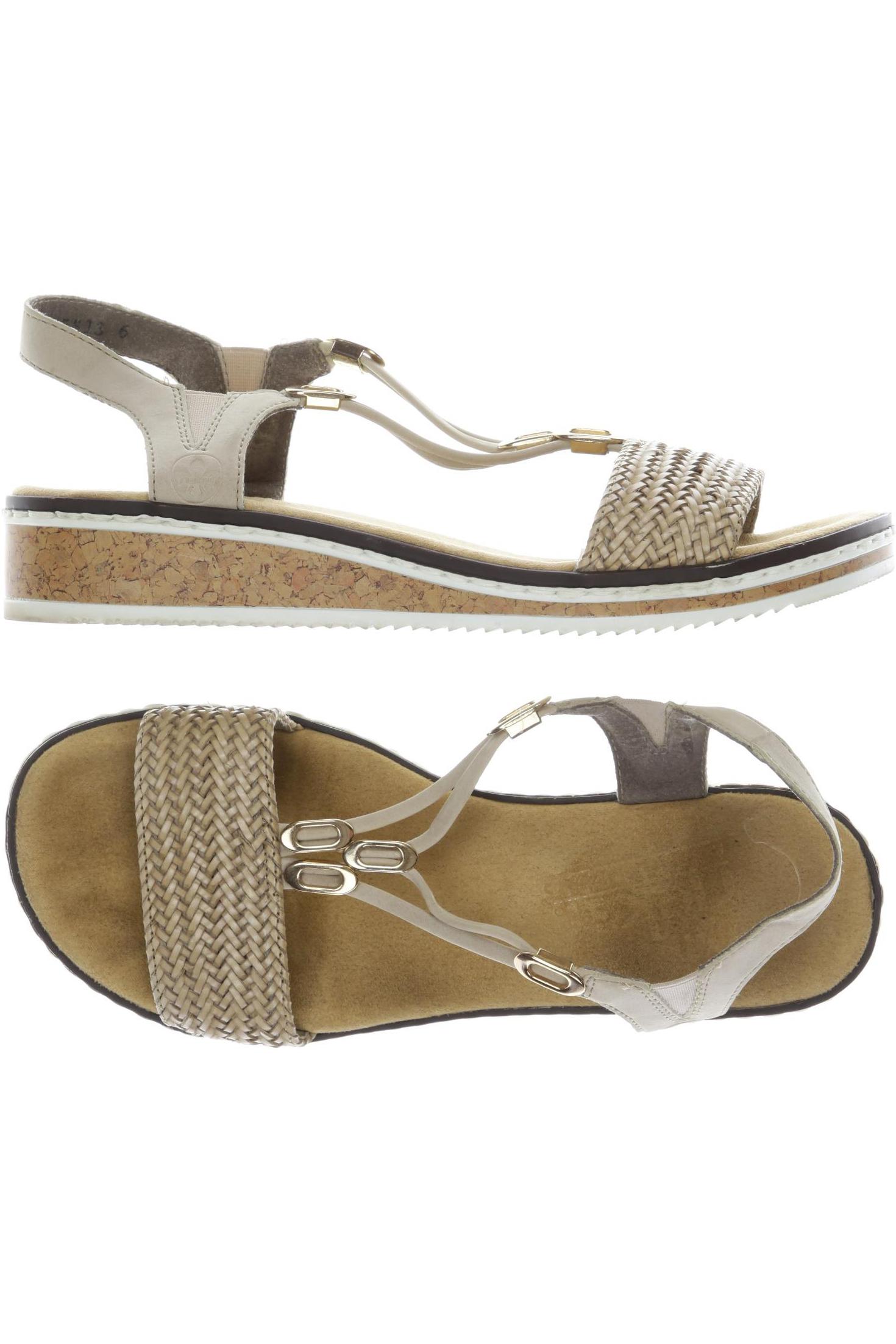 

Rieker Damen Sandale, beige, Gr. 38