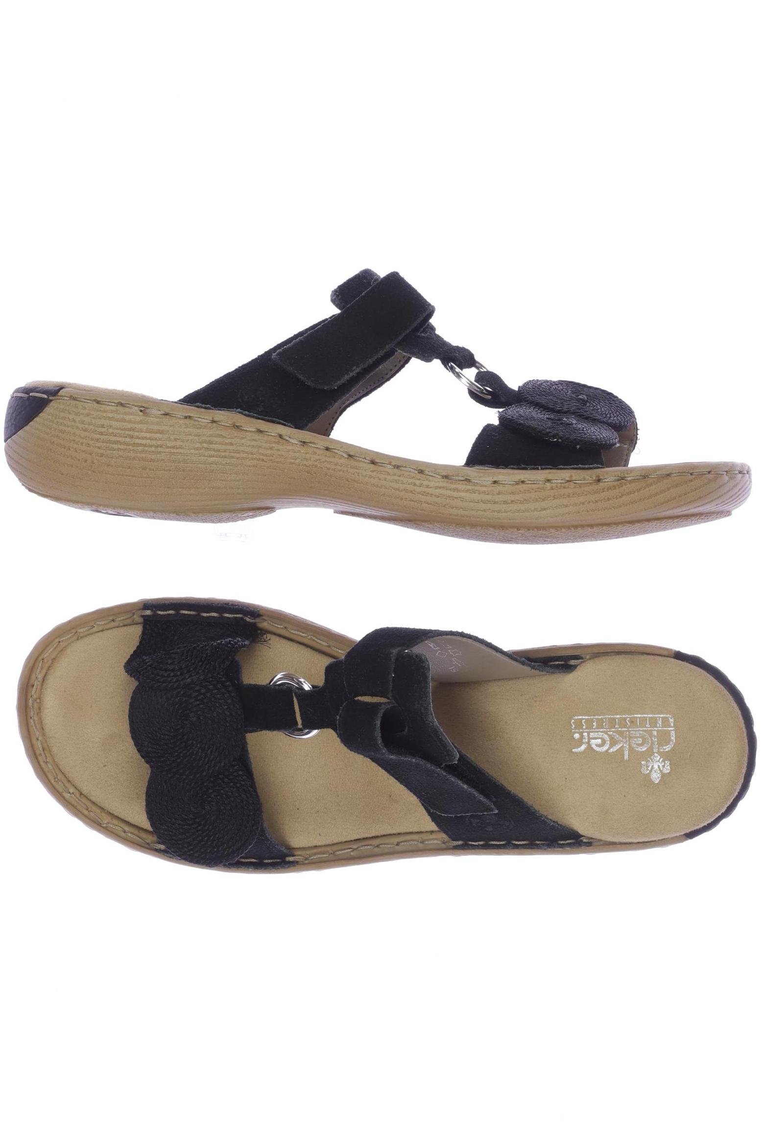 

Rieker Damen Sandale, schwarz, Gr. 42