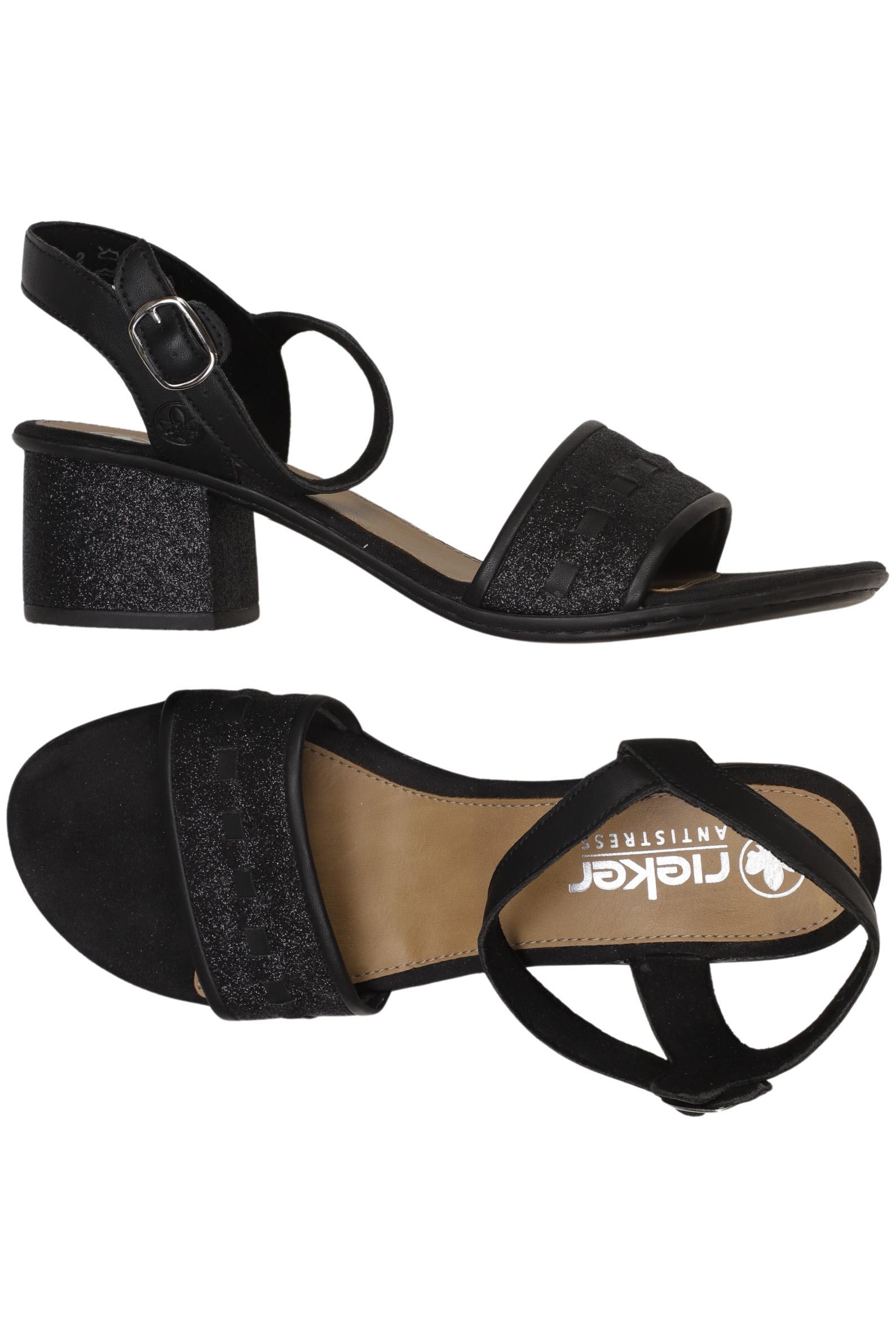 

Rieker Damen Sandale, schwarz, Gr. 41