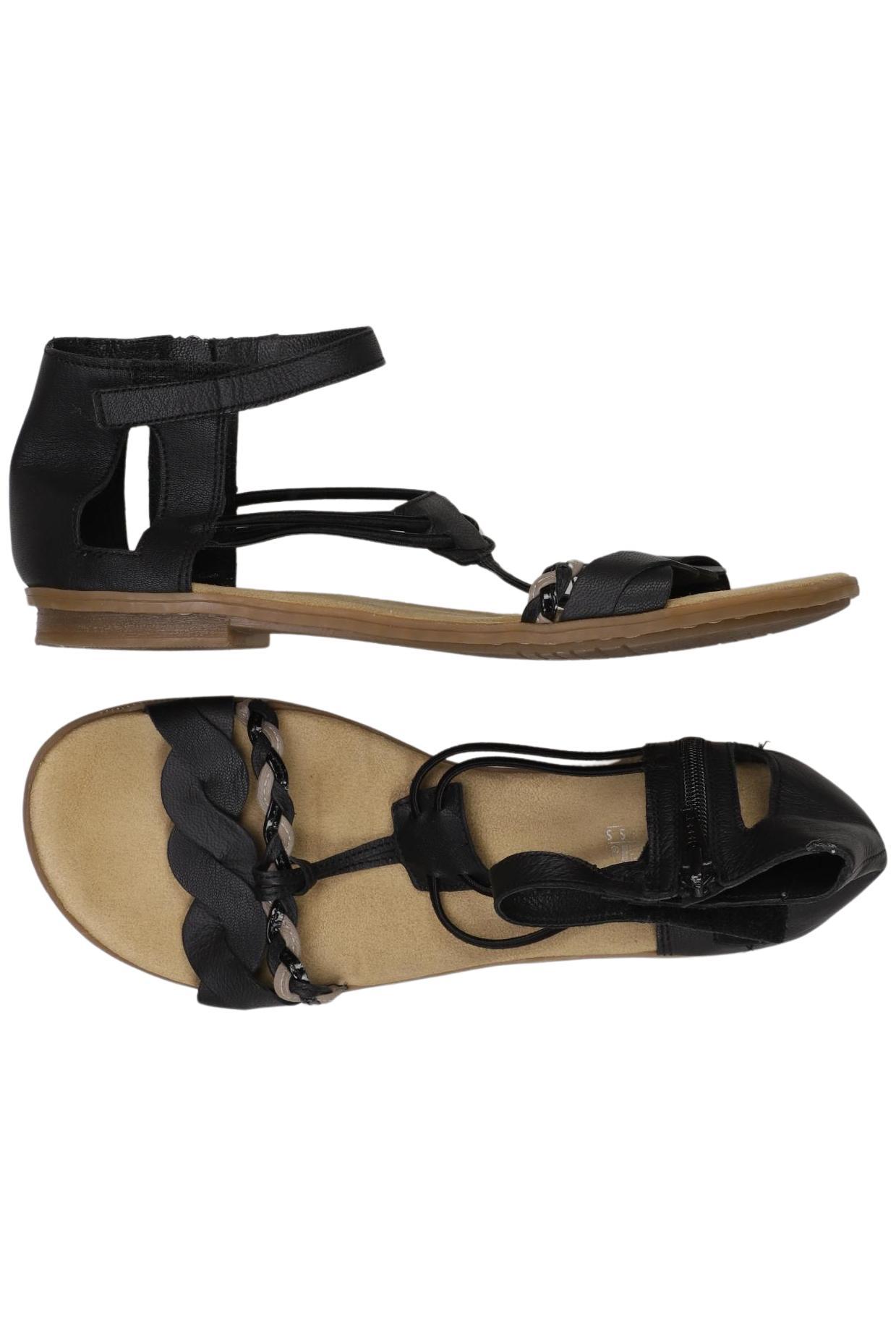

Rieker Damen Sandale, schwarz, Gr. 40