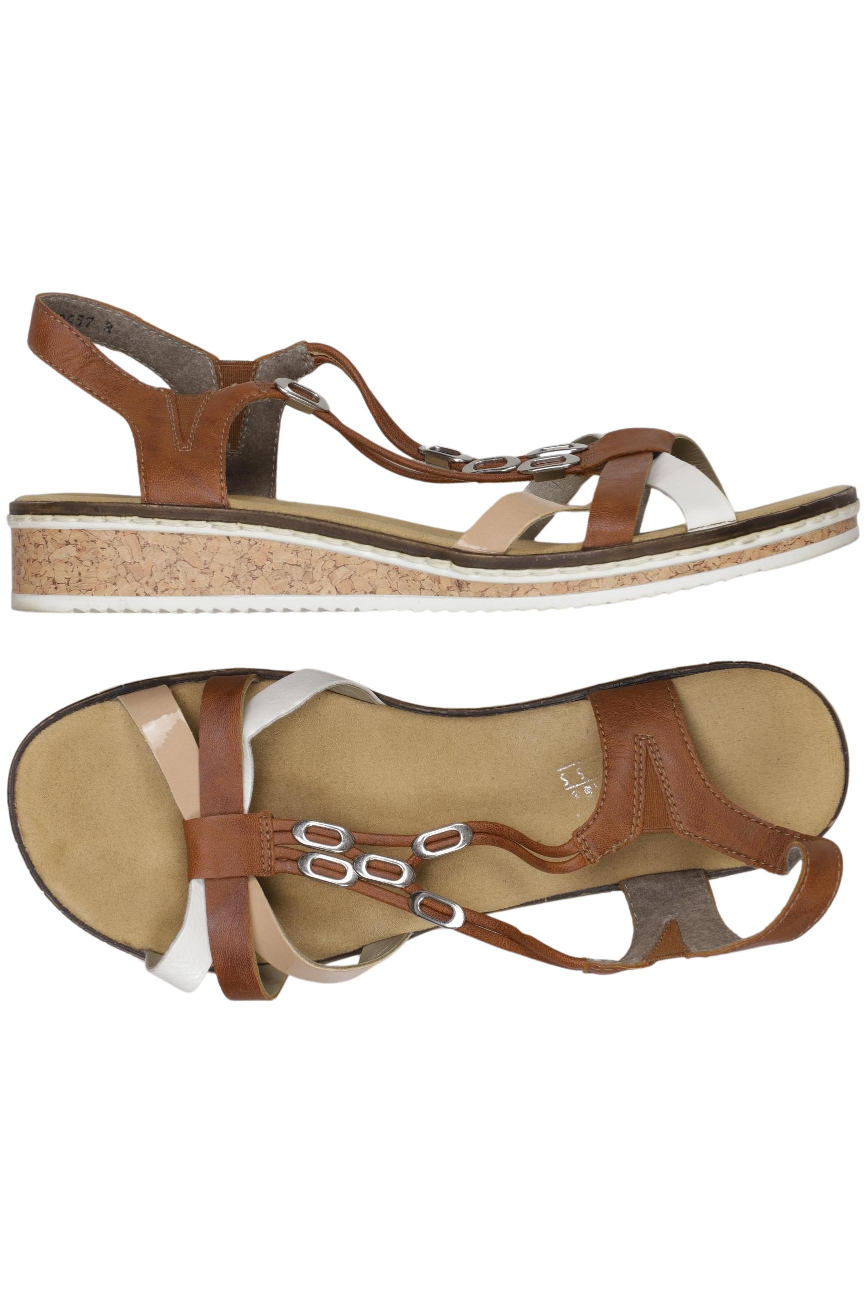 

Rieker Damen Sandale, braun, Gr. 42