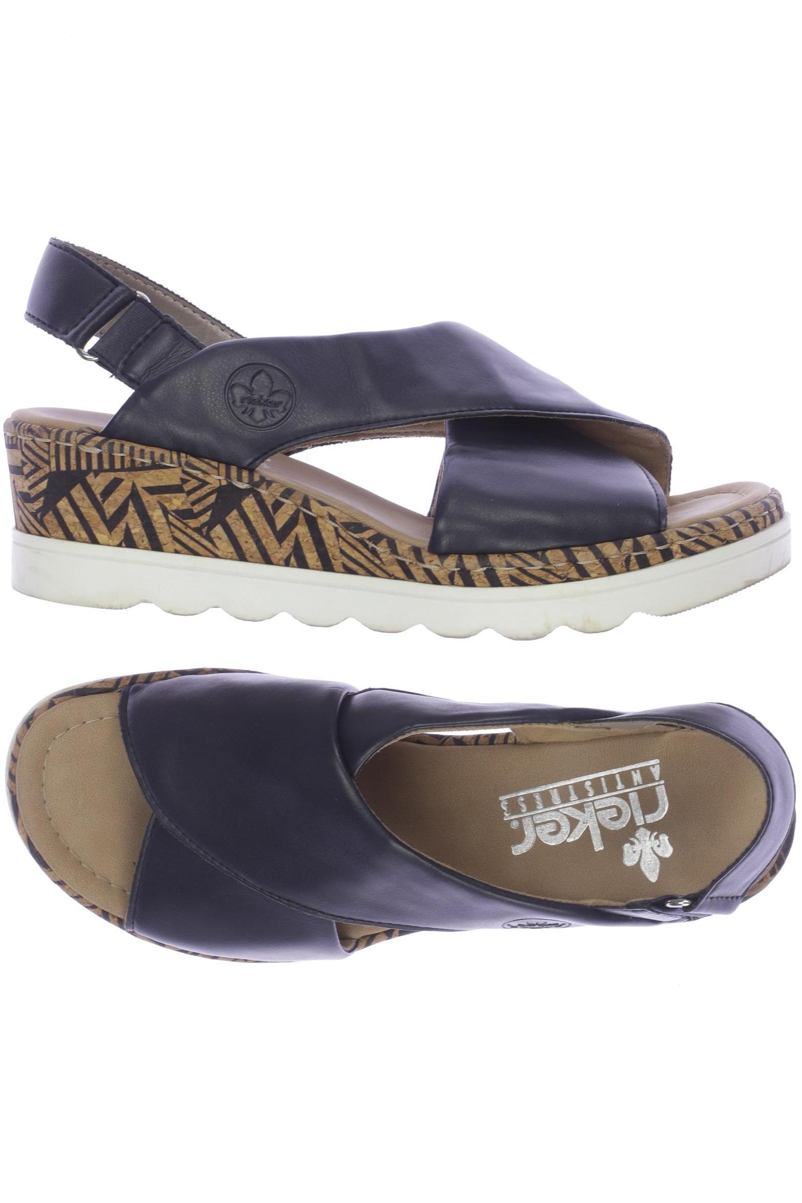 

Rieker Damen Sandale, marineblau, Gr. 39