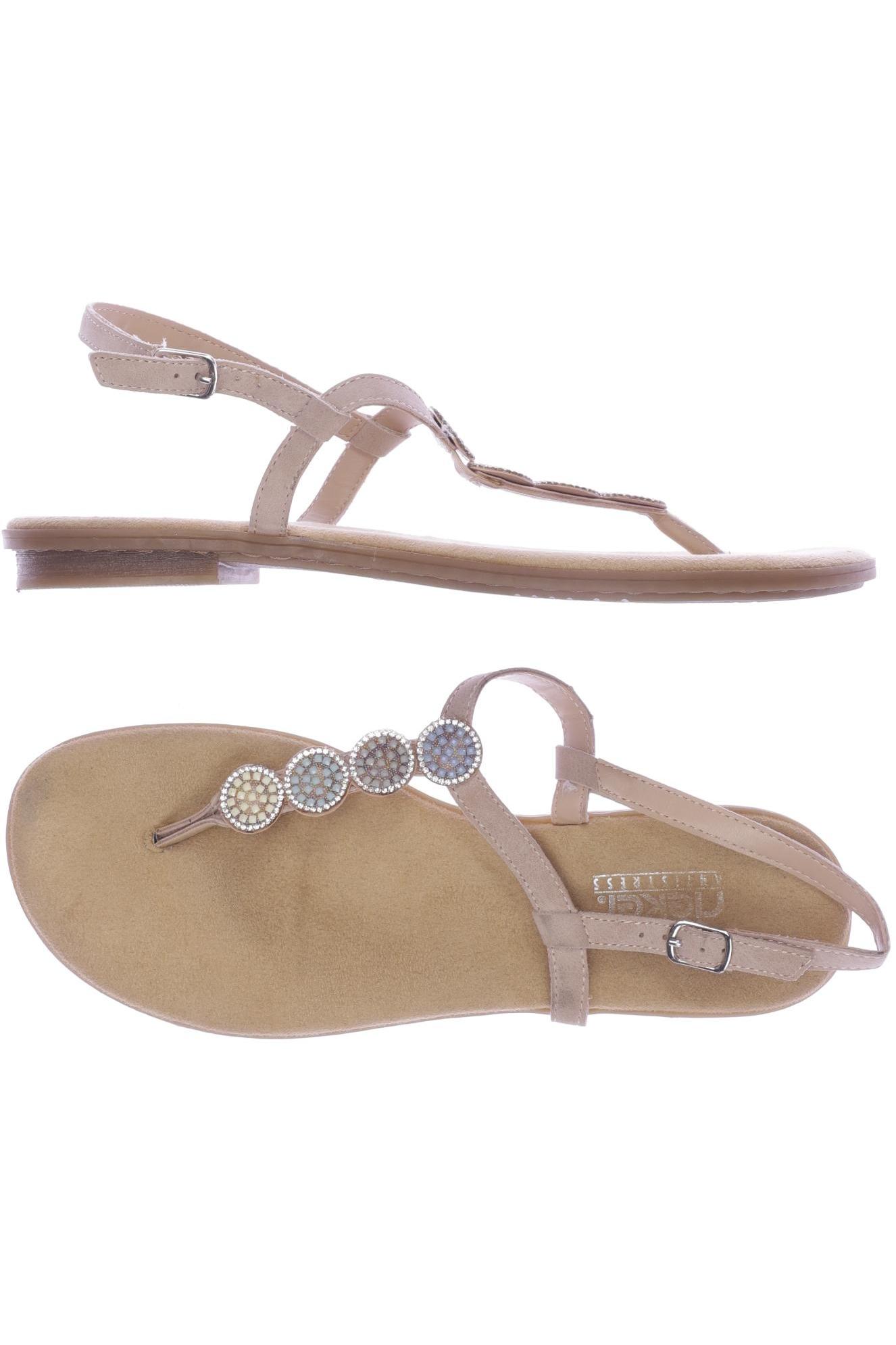 

Rieker Damen Sandale, beige, Gr. 40