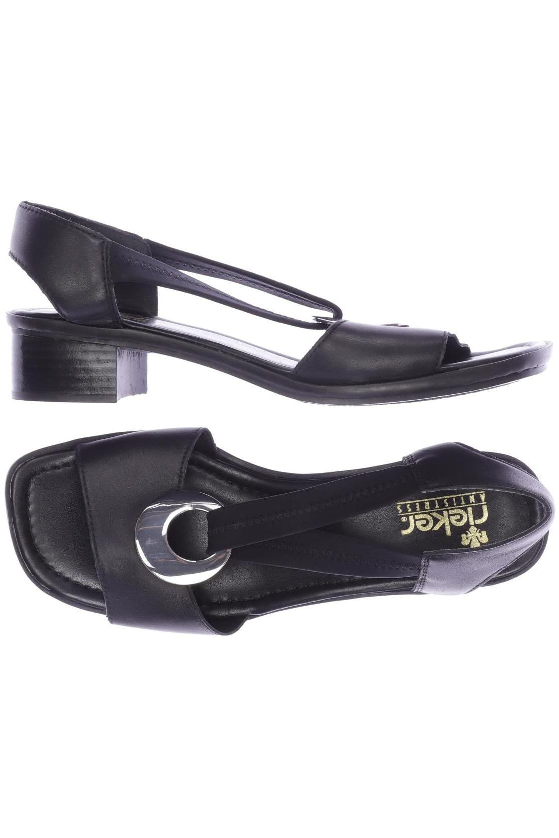 

Rieker Damen Sandale, schwarz