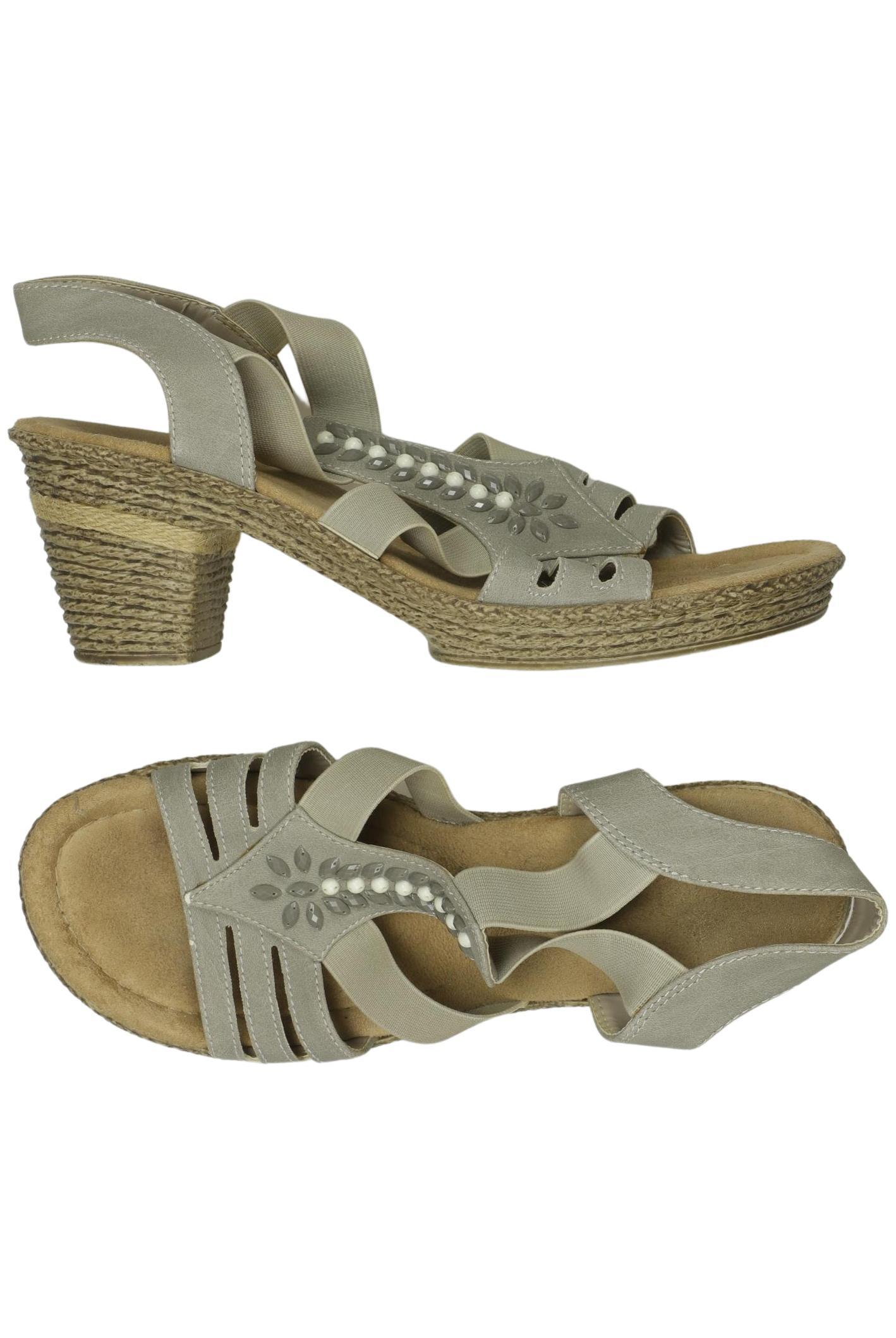 

Rieker Damen Sandale, grau, Gr. 39