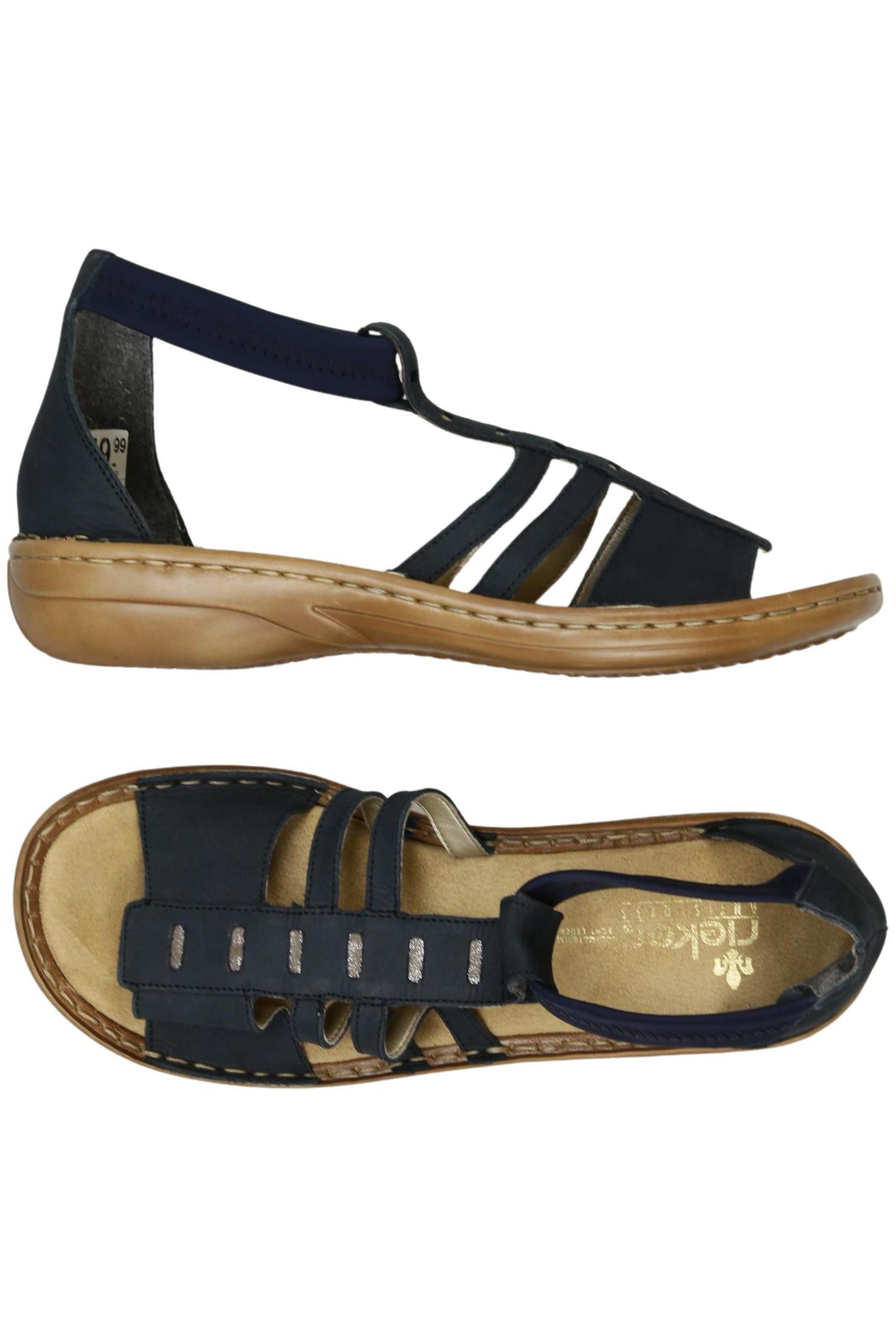 

Rieker Damen Sandale, marineblau, Gr. 38