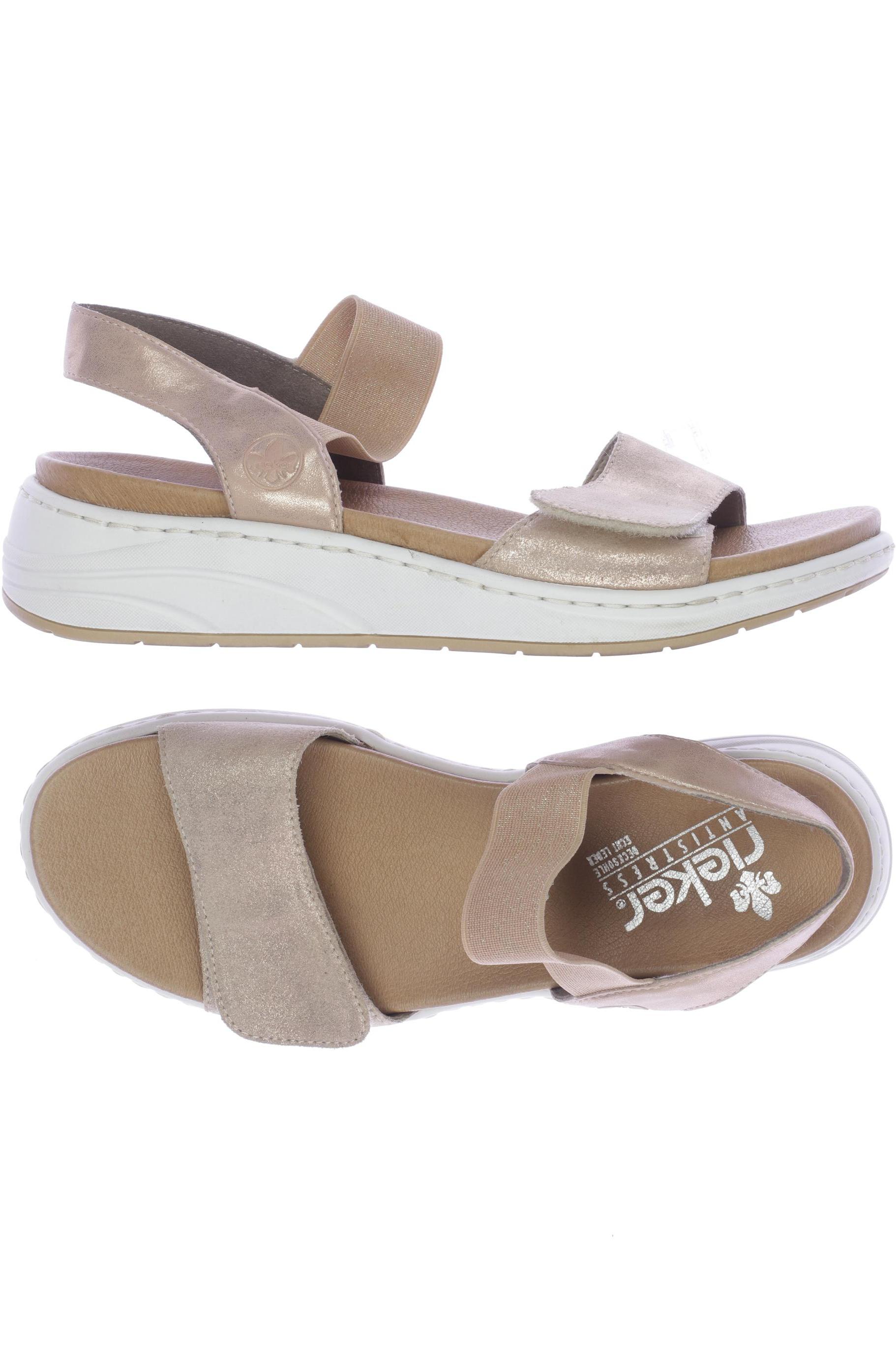 

Rieker Damen Sandale, beige, Gr. 40