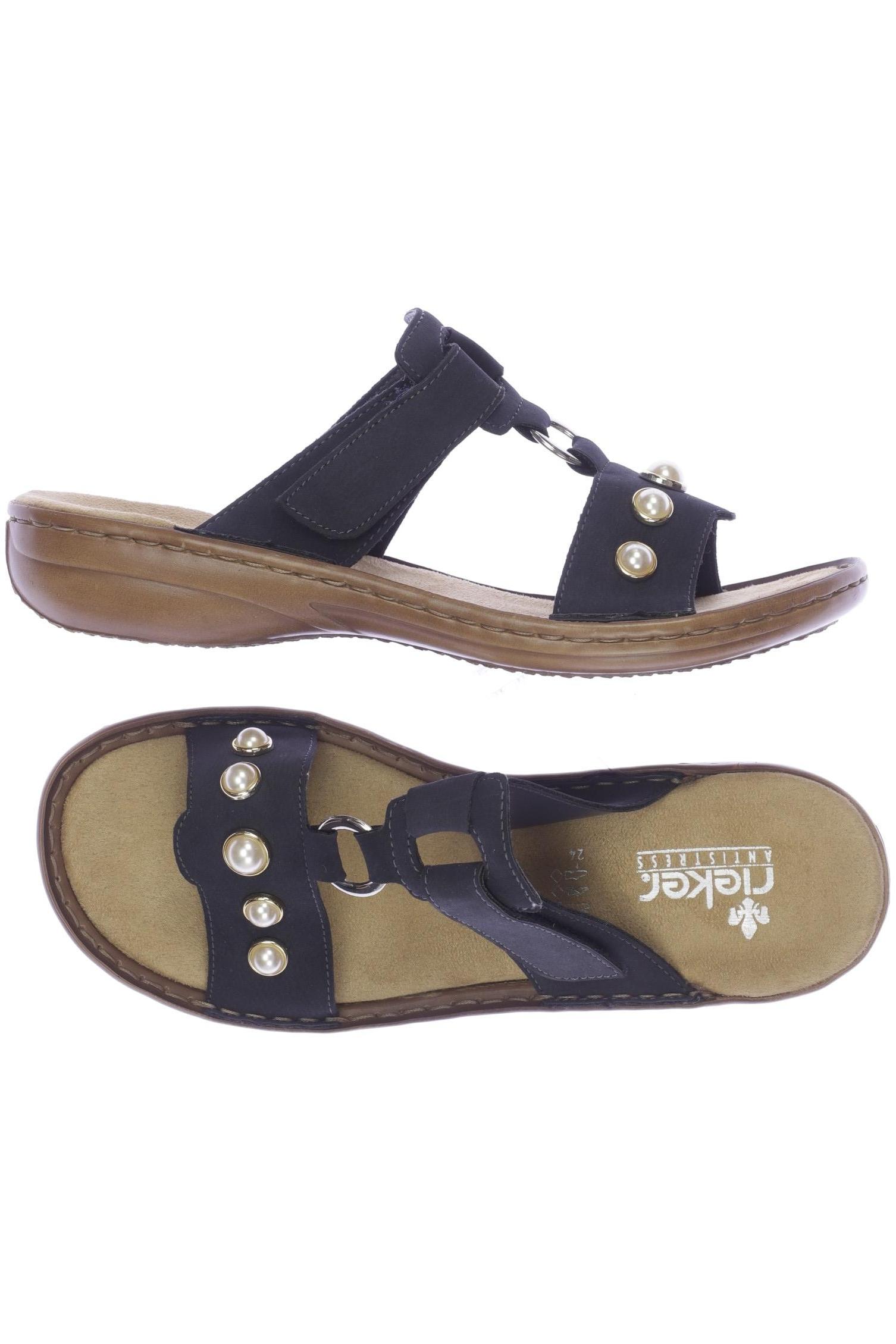 

Rieker Damen Sandale, schwarz, Gr. 38