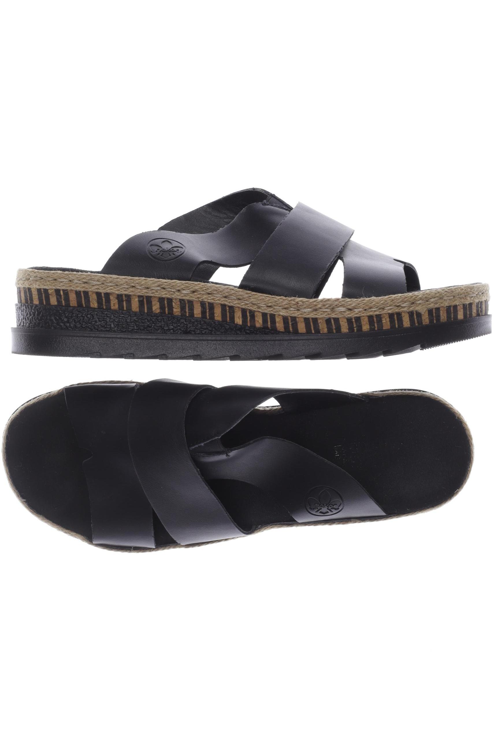 

Rieker Damen Sandale, schwarz, Gr. 41