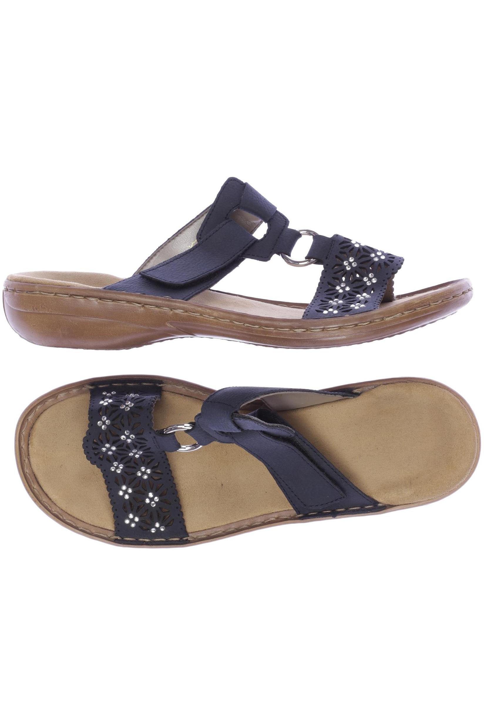 

Rieker Damen Sandale, marineblau, Gr. 39