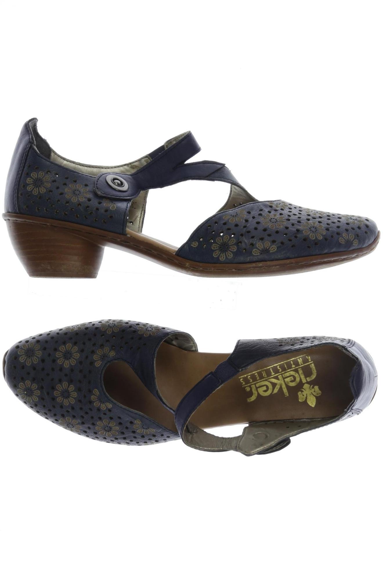

Rieker Damen Sandale, marineblau, Gr. 39