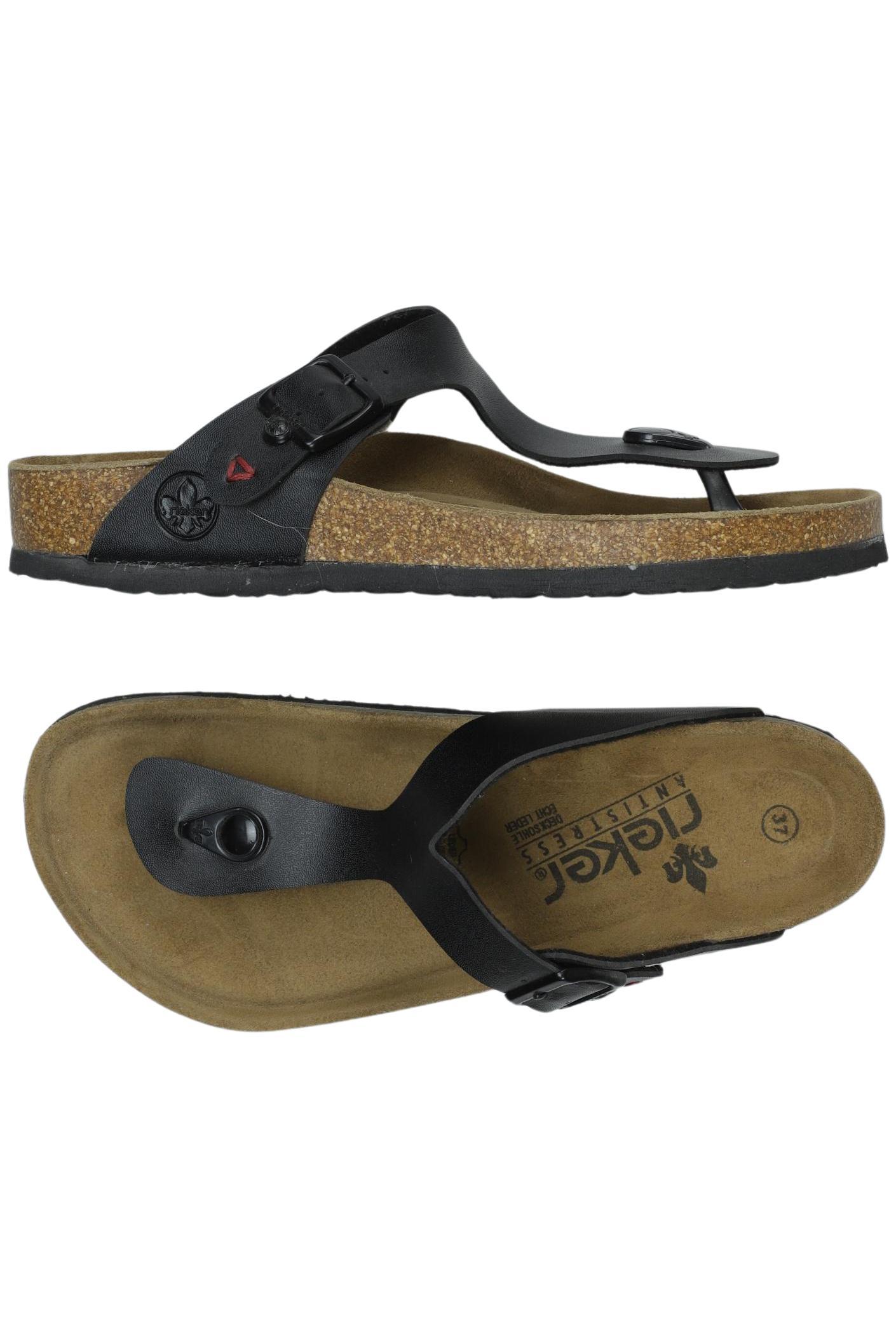 

Rieker Damen Sandale, schwarz, Gr. 37