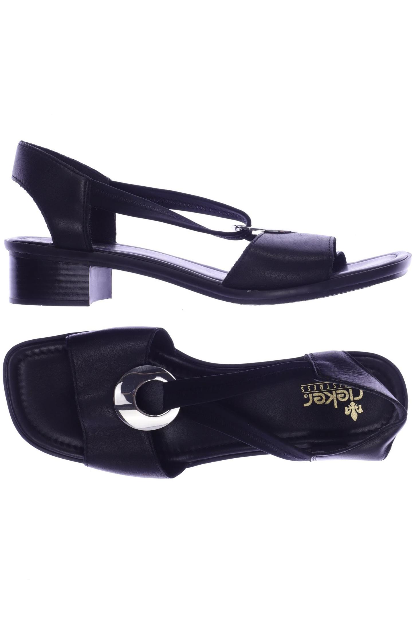 

Rieker Damen Sandale, schwarz, Gr. 42