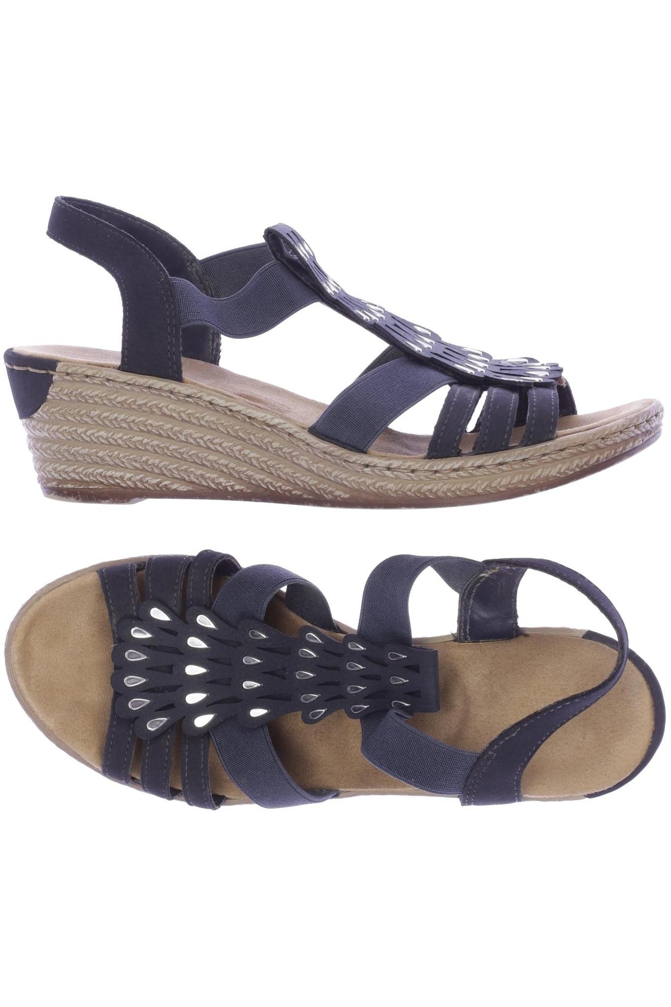 

Rieker Damen Sandale, marineblau, Gr. 36