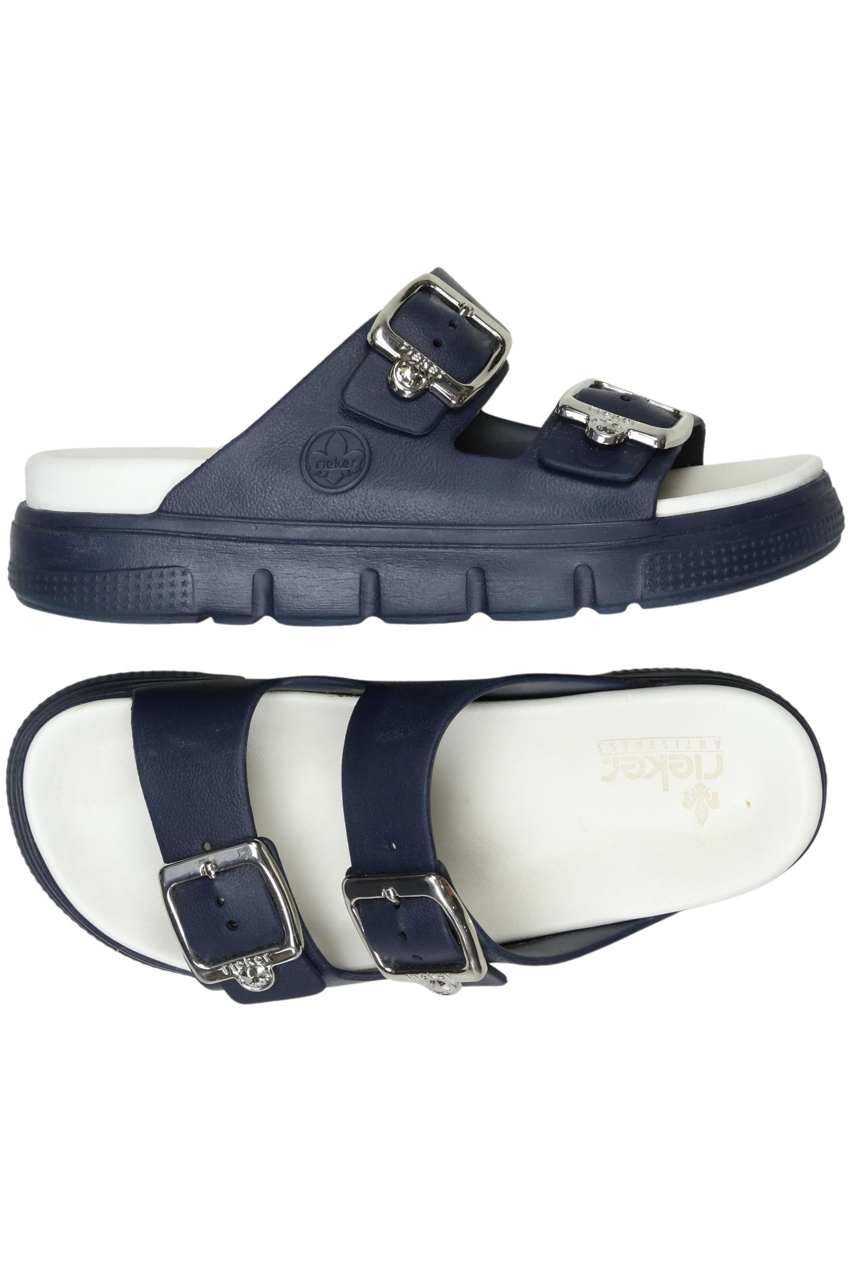 

Rieker Damen Sandale, marineblau, Gr. 38