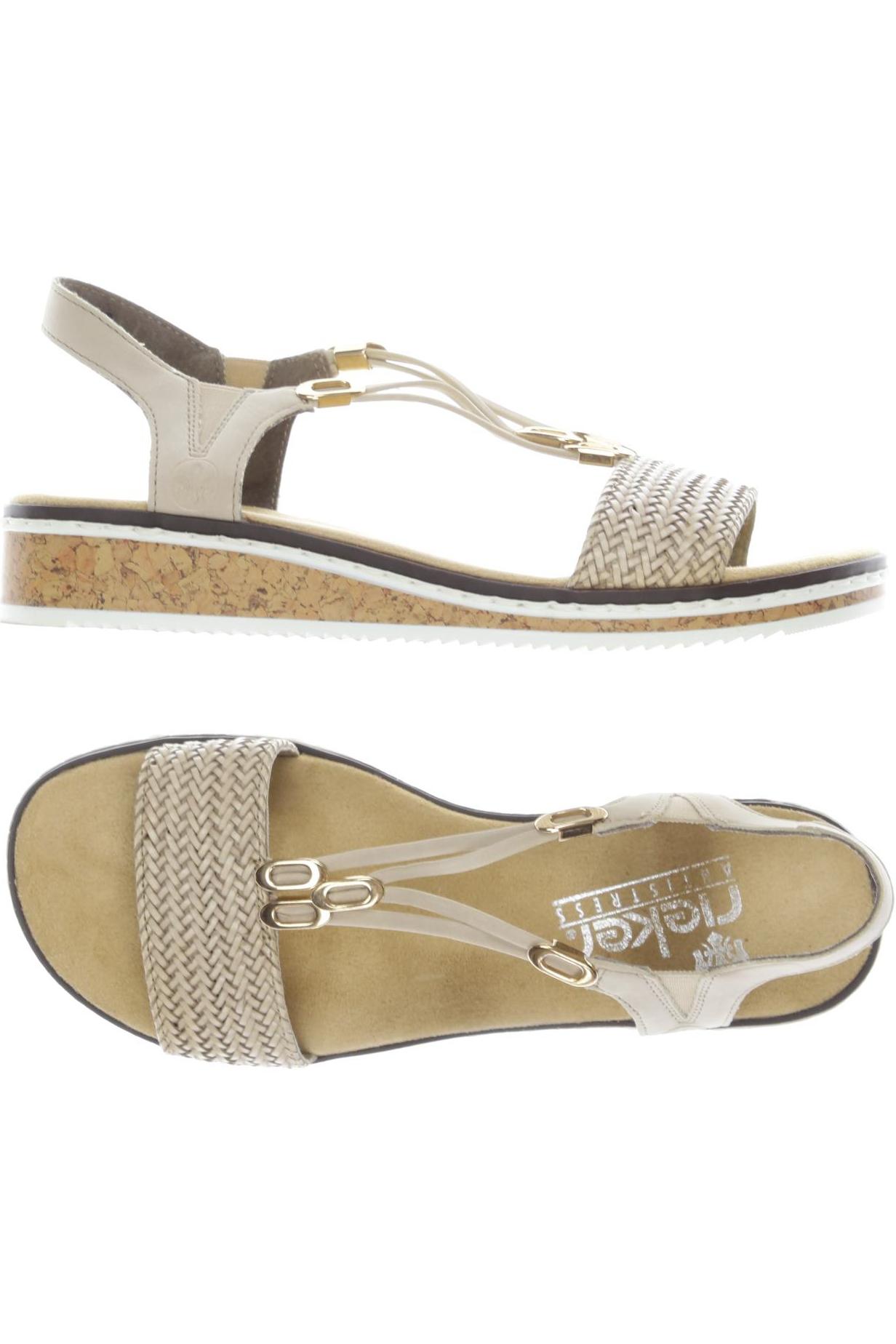 

Rieker Damen Sandale, beige, Gr. 39