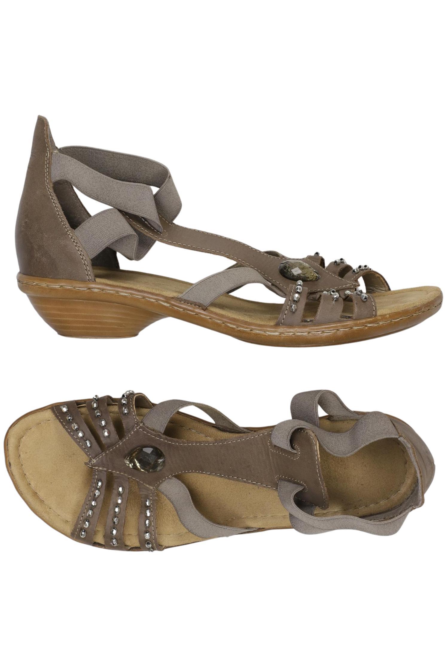 

Rieker Damen Sandale, braun, Gr. 38