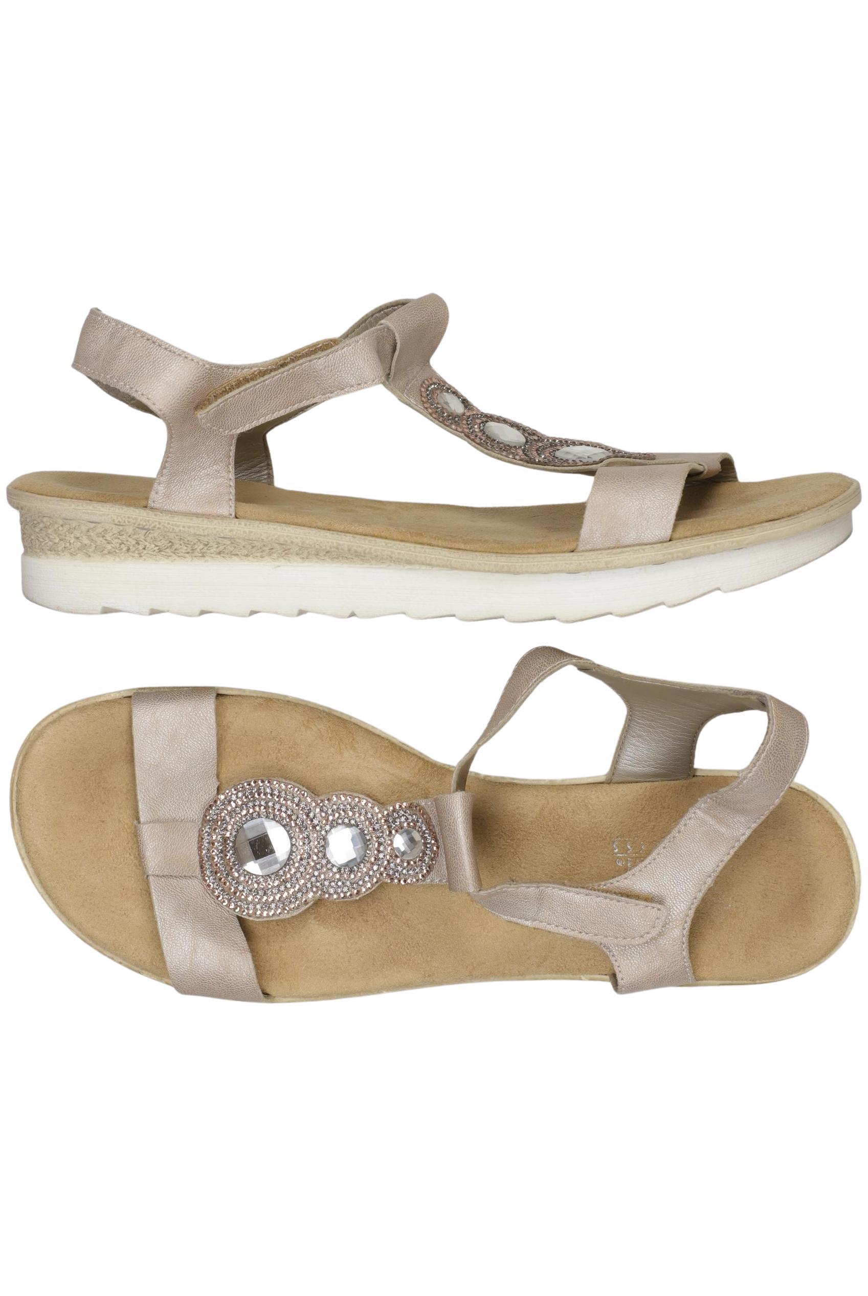 

Rieker Damen Sandale, beige, Gr. 40