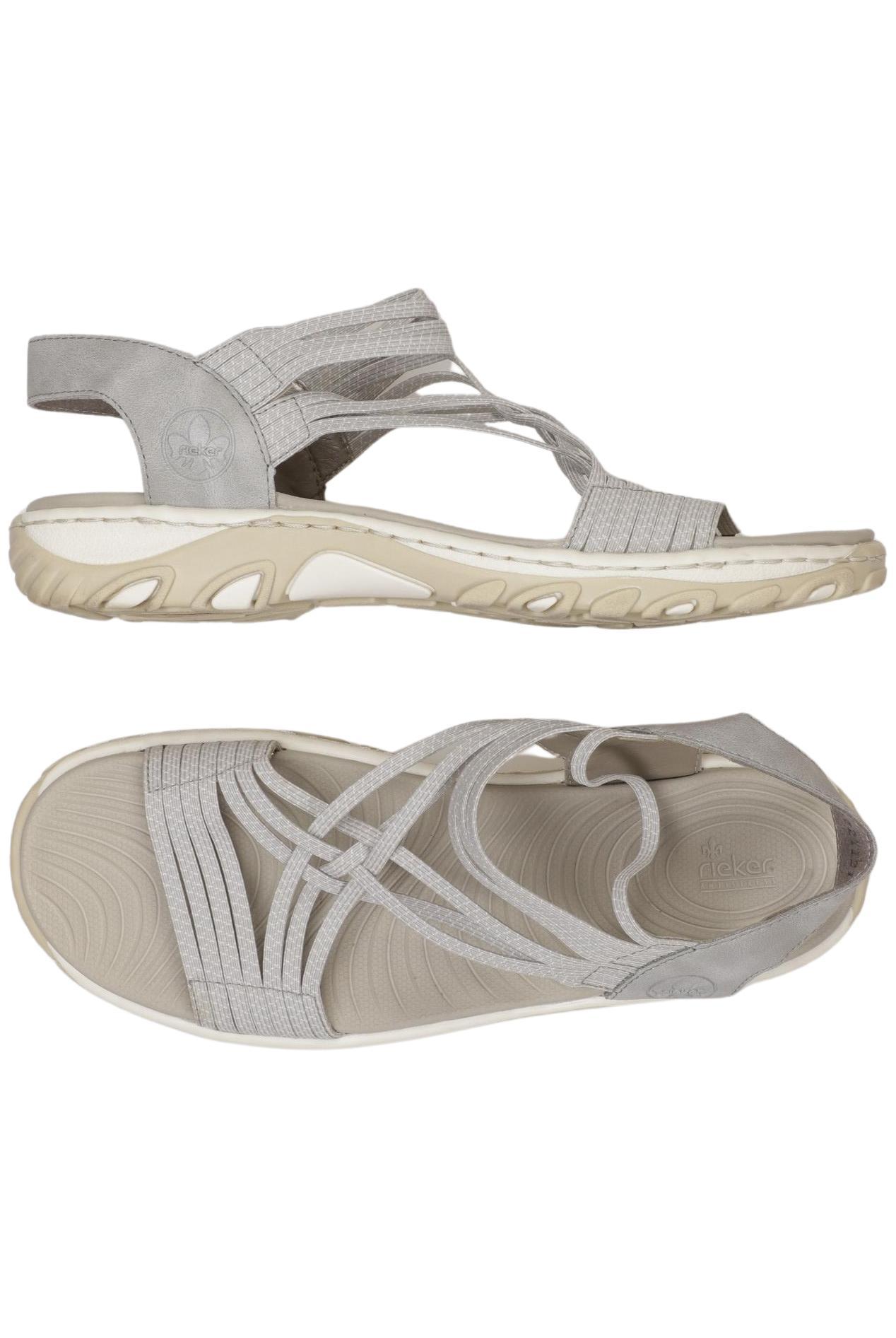 

Rieker Damen Sandale, grau, Gr. 41