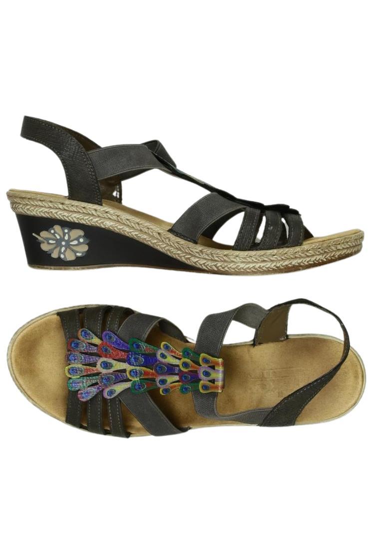 

Rieker Damen Sandale, grau, Gr. 38