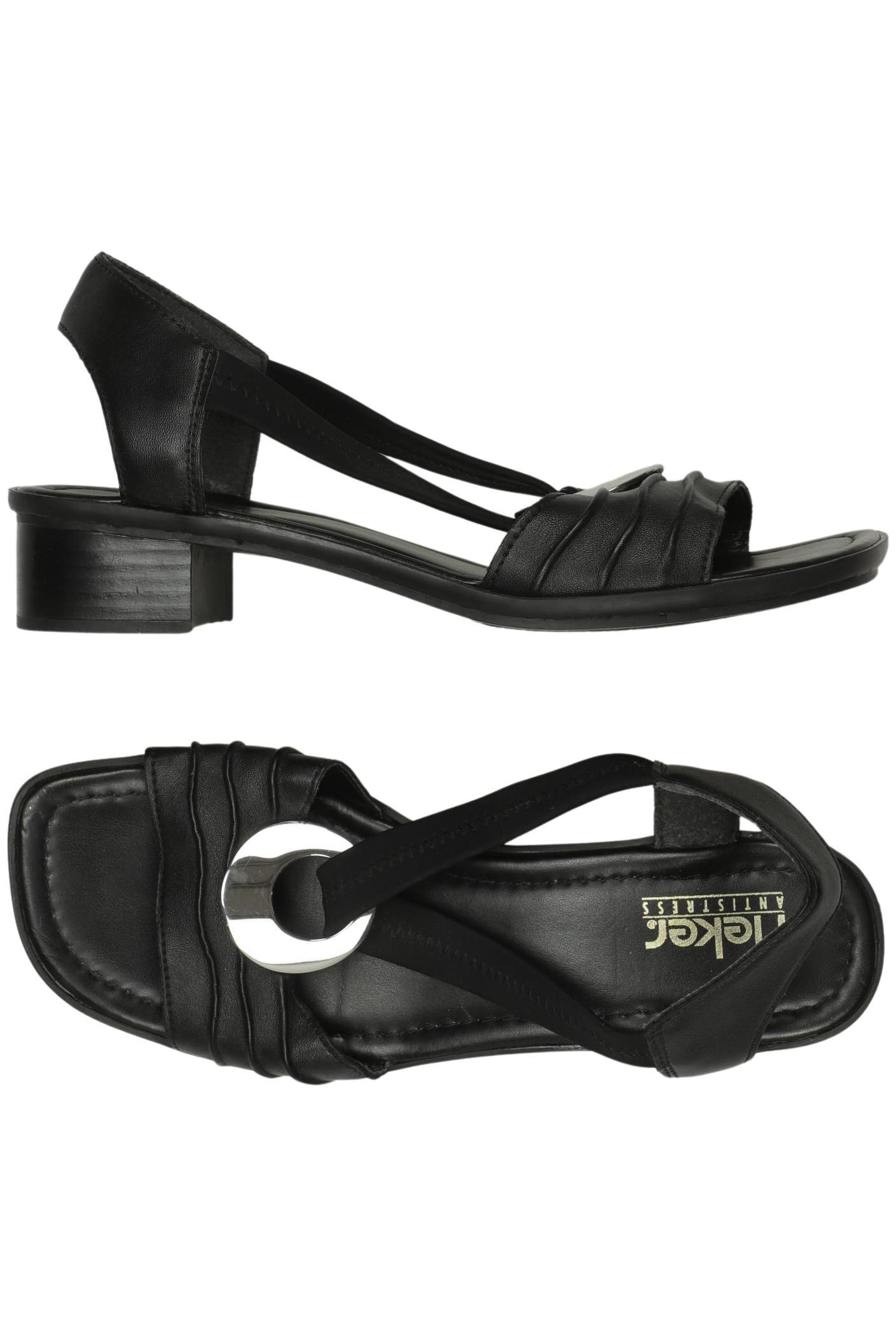 

Rieker Damen Sandale, schwarz, Gr. 39