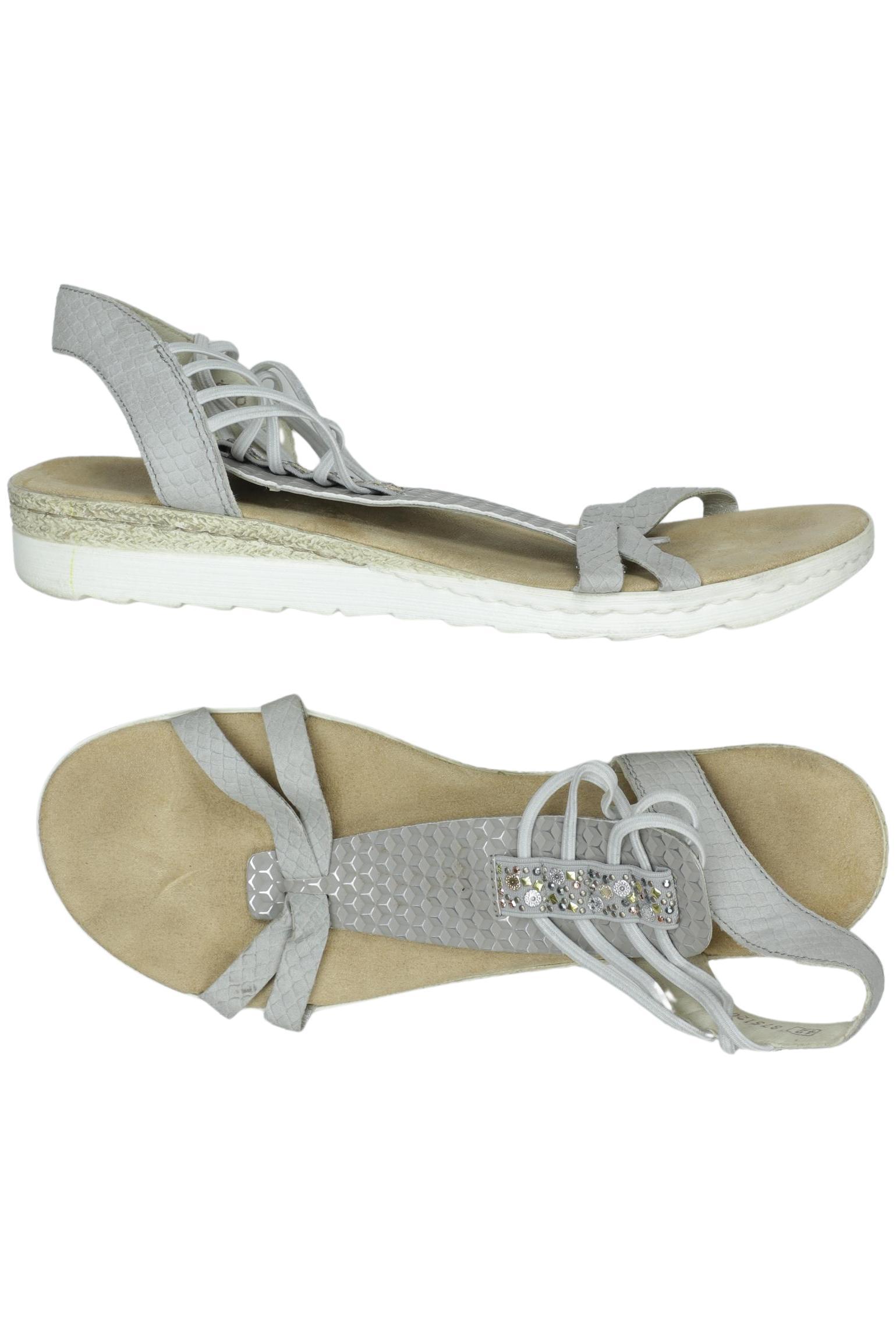 

Rieker Damen Sandale, grau, Gr. 42