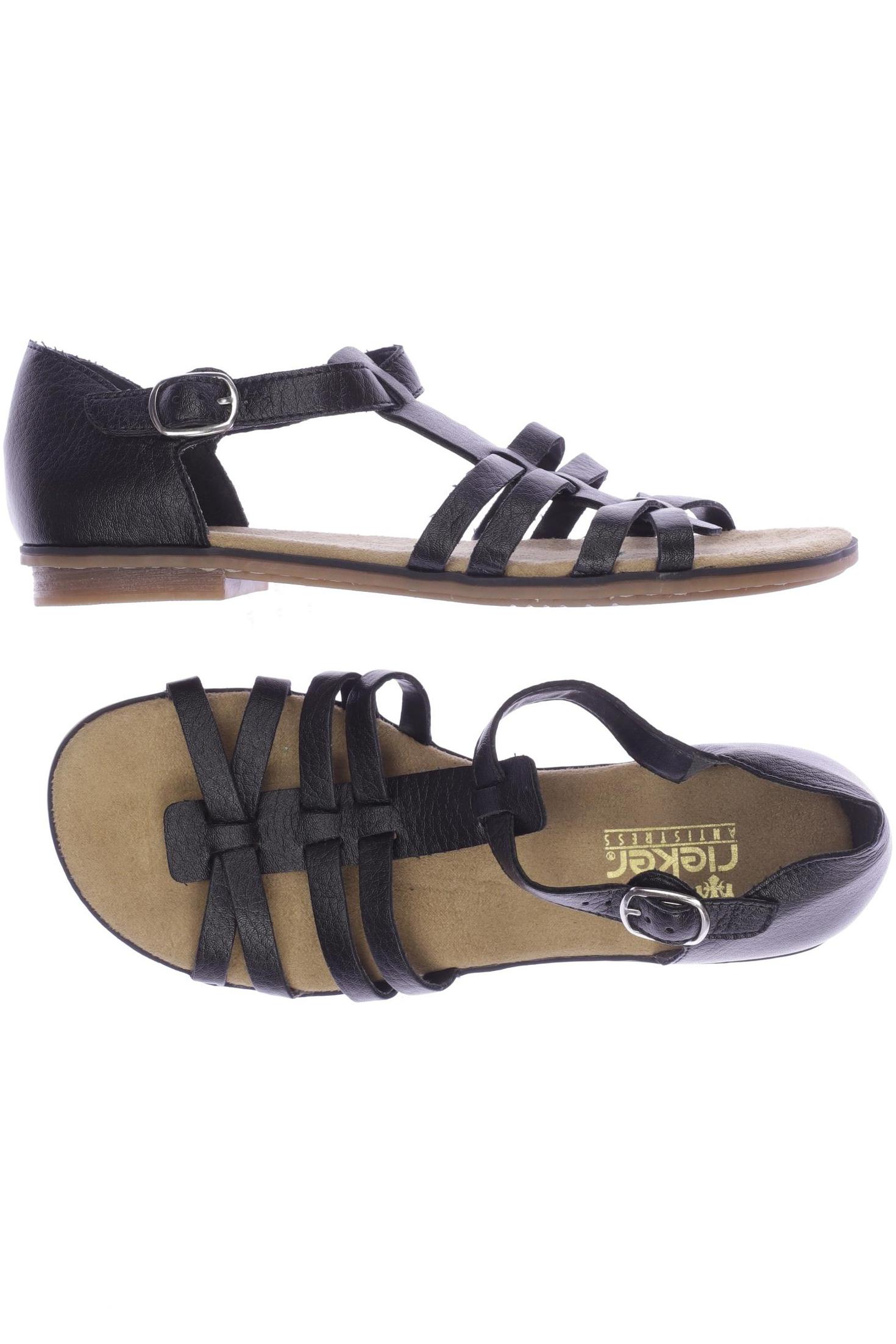 

Rieker Damen Sandale, schwarz