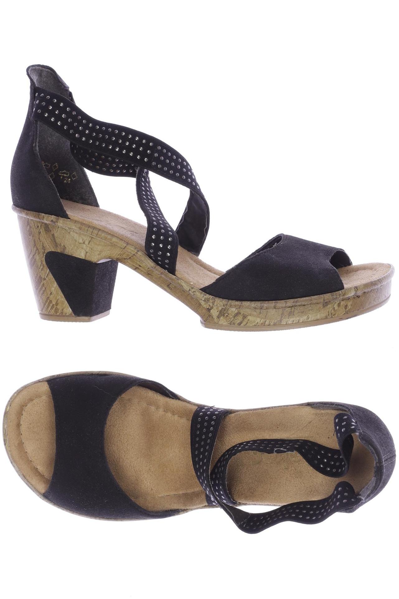 

Rieker Damen Sandale, schwarz, Gr. 37
