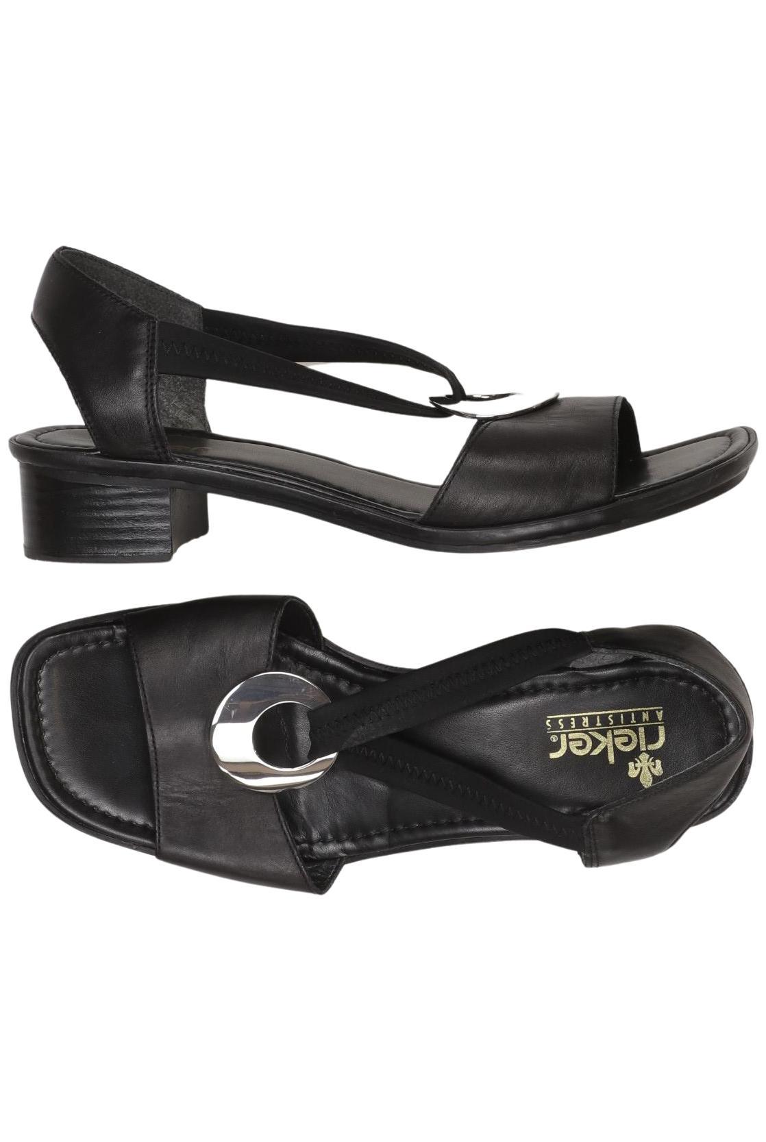 

Rieker Damen Sandale, schwarz, Gr. 40