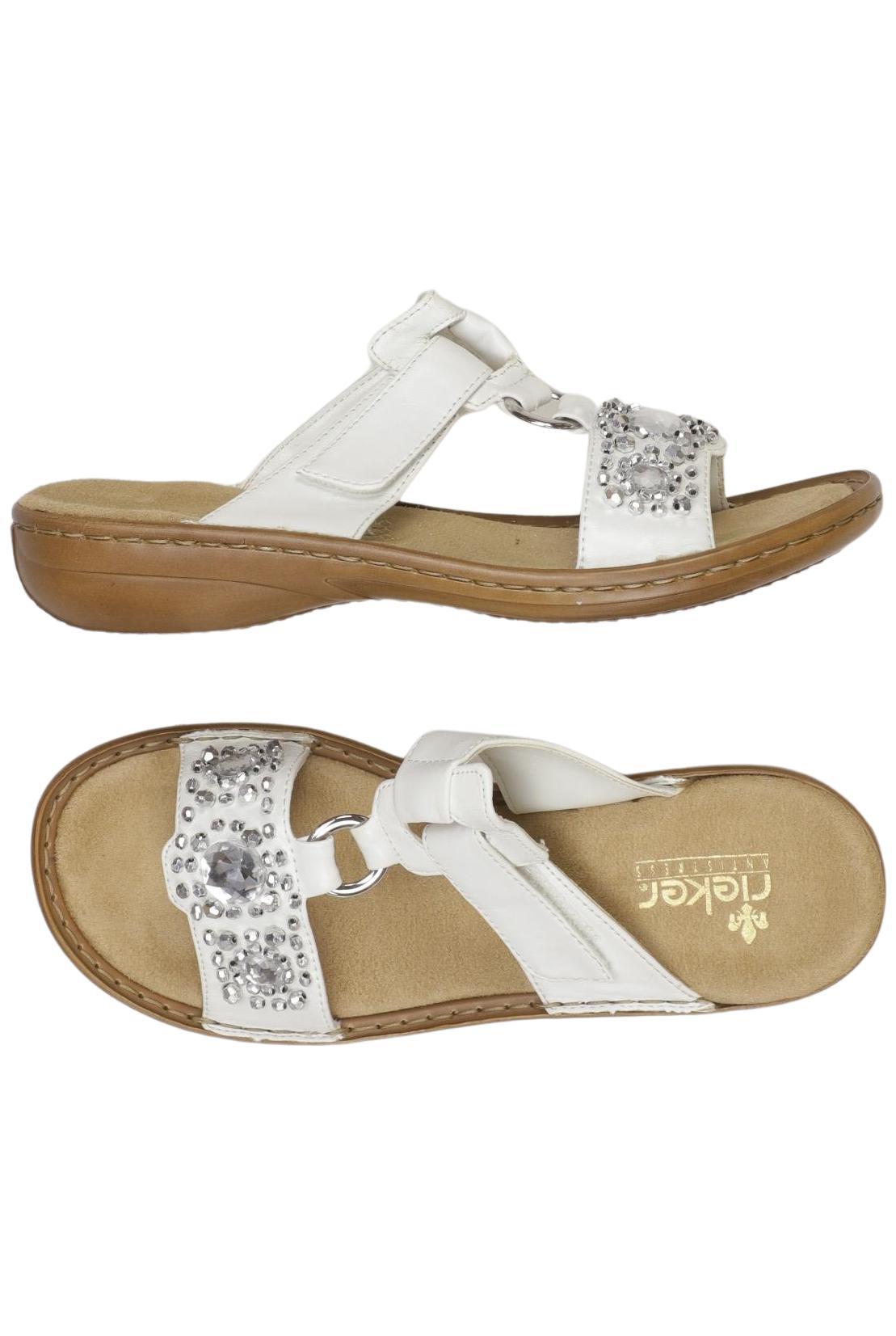 

Rieker Damen Sandale, weiß, Gr. 38