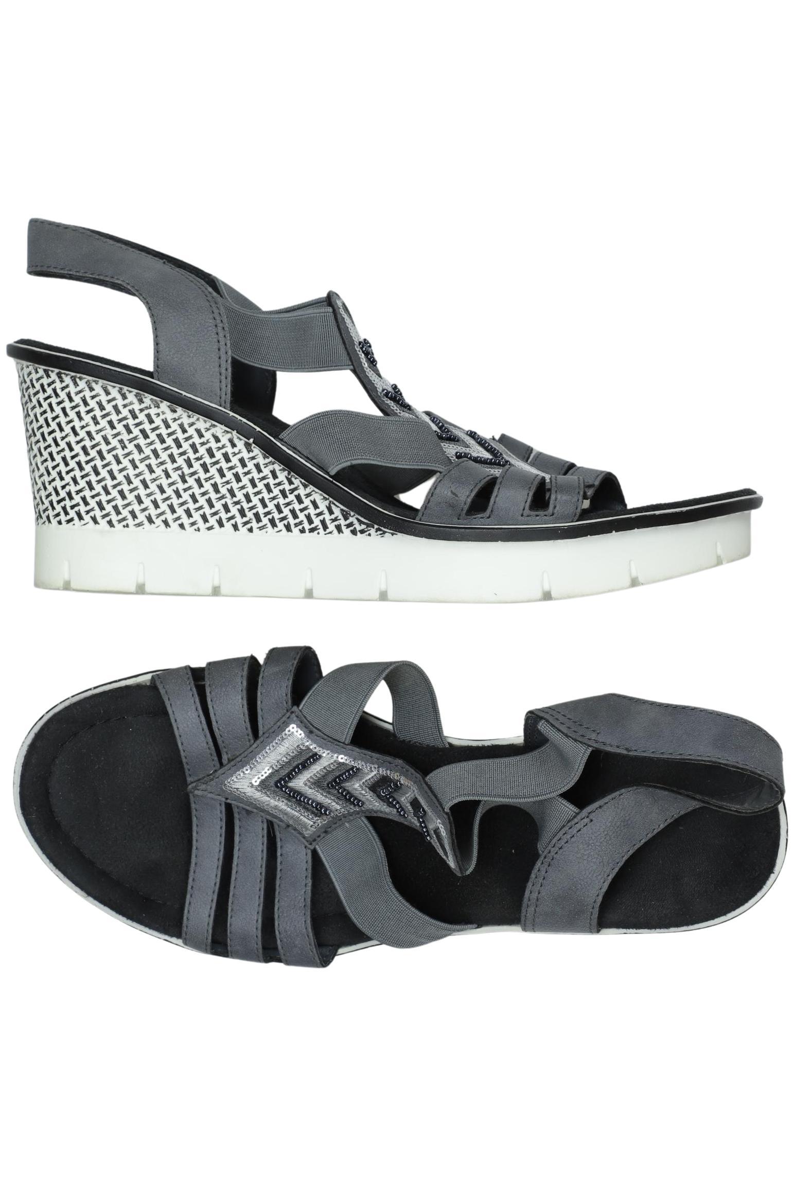 

Rieker Damen Sandale, grau, Gr. 39
