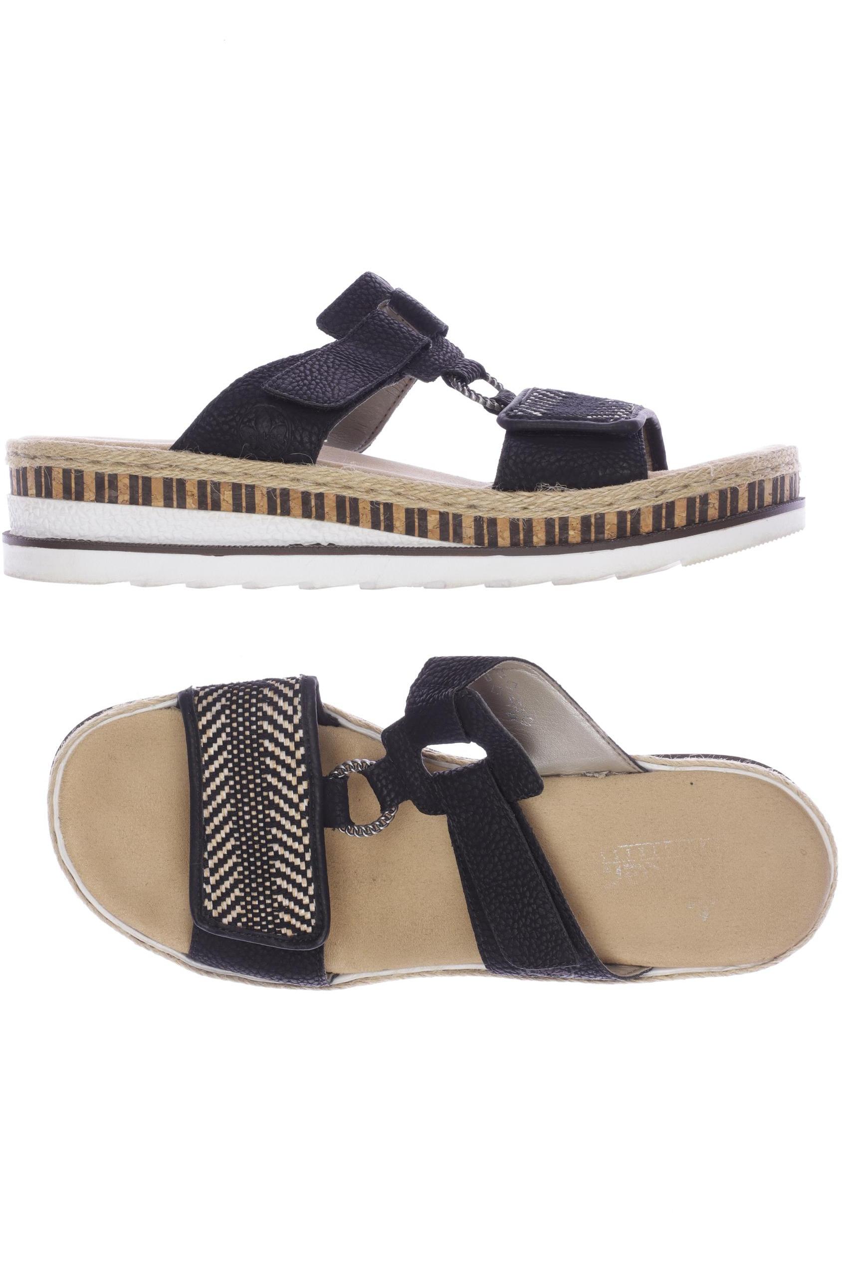 

Rieker Damen Sandale, schwarz