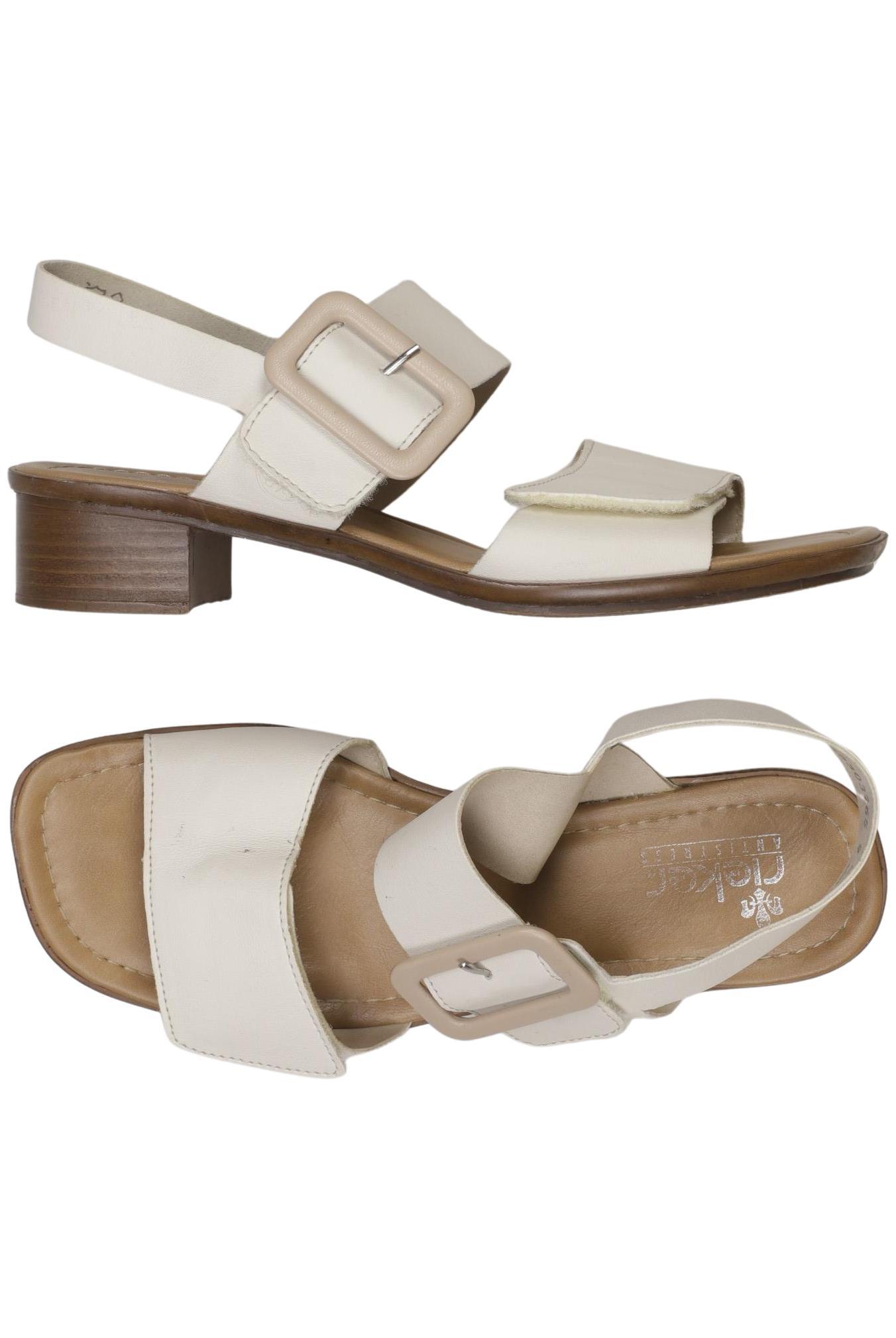 

Rieker Damen Sandale, cremeweiß, Gr. 39