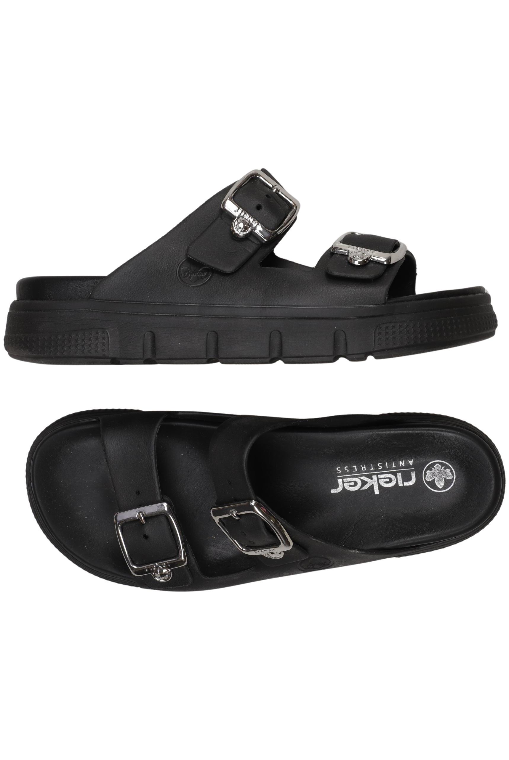 

Rieker Damen Sandale, schwarz, Gr. 42