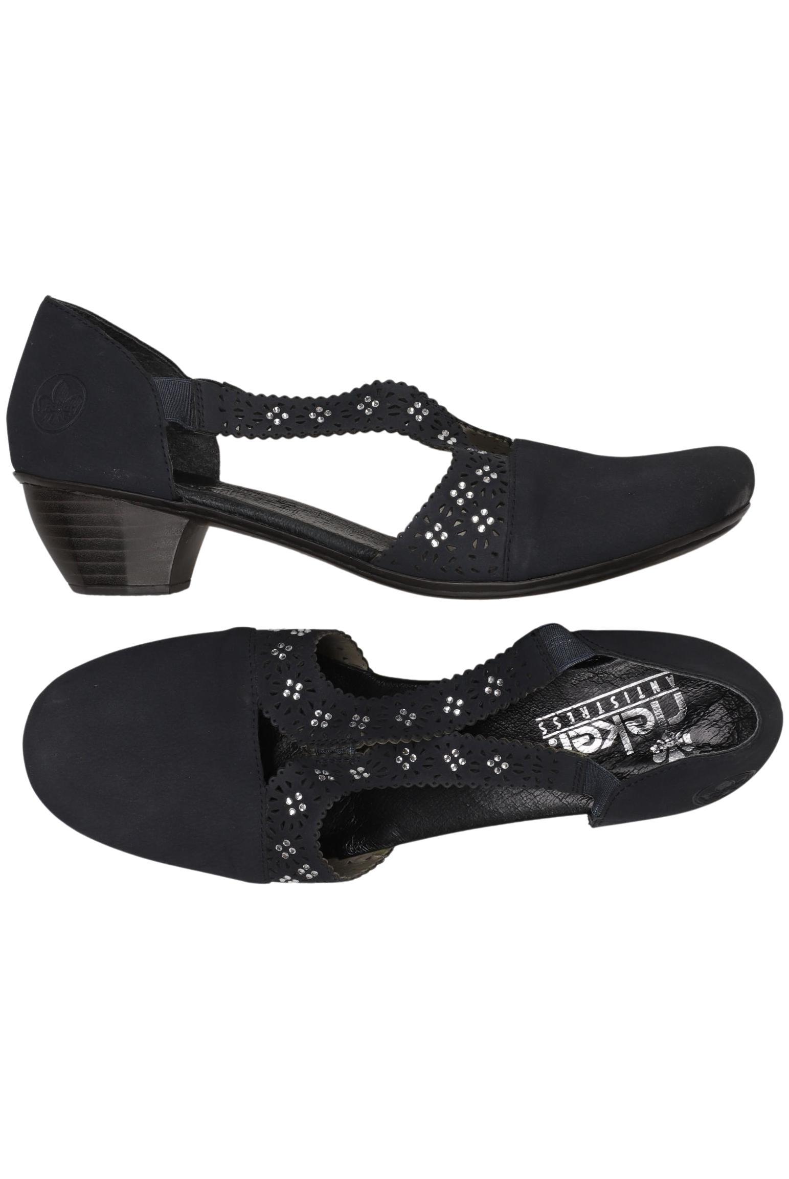 

Rieker Damen Sandale, marineblau, Gr. 42