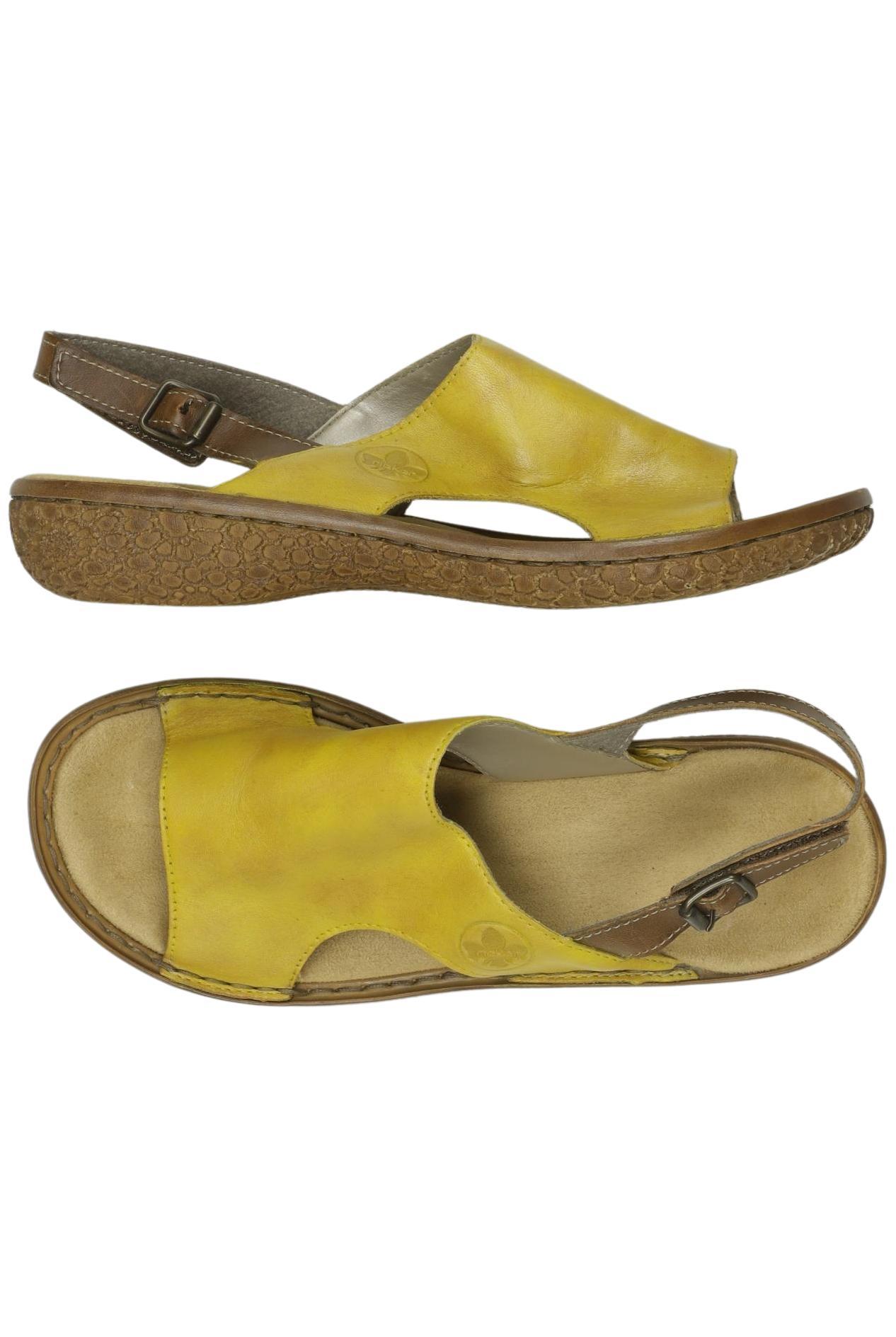 

Rieker Damen Sandale, gelb, Gr. 37