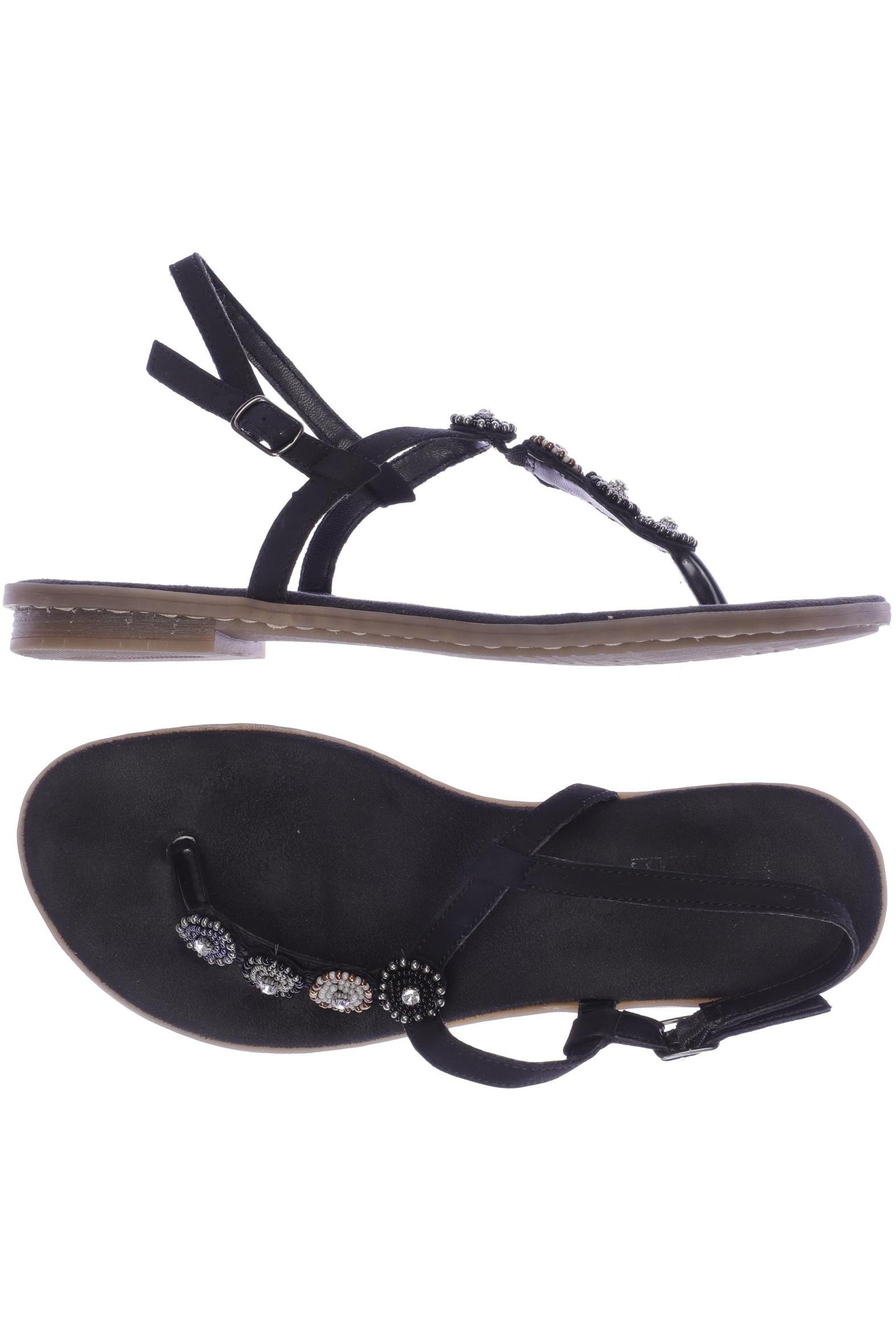 

Rieker Damen Sandale, schwarz, Gr. 38