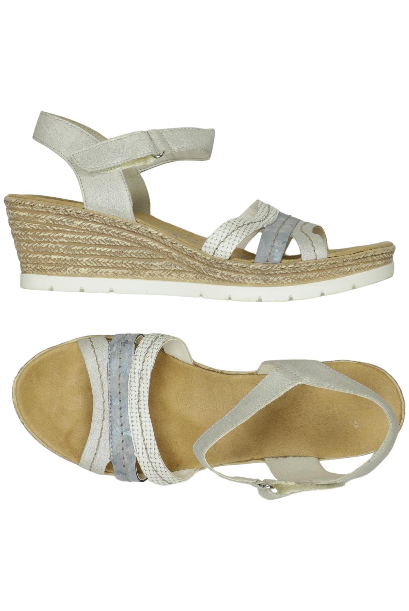 

Rieker Damen Sandale, silber, Gr. 40