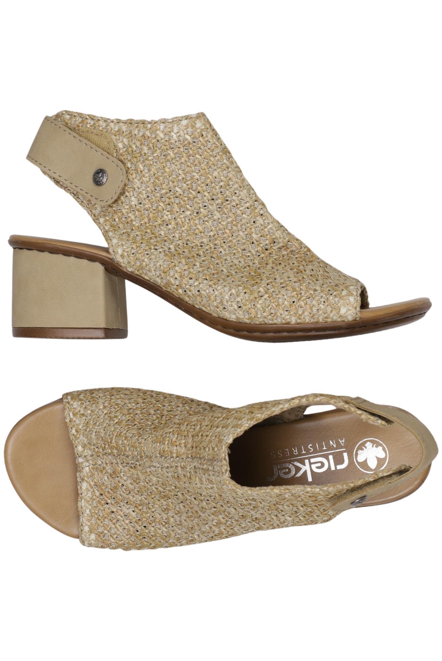 

Rieker Damen Sandale, beige, Gr. 38