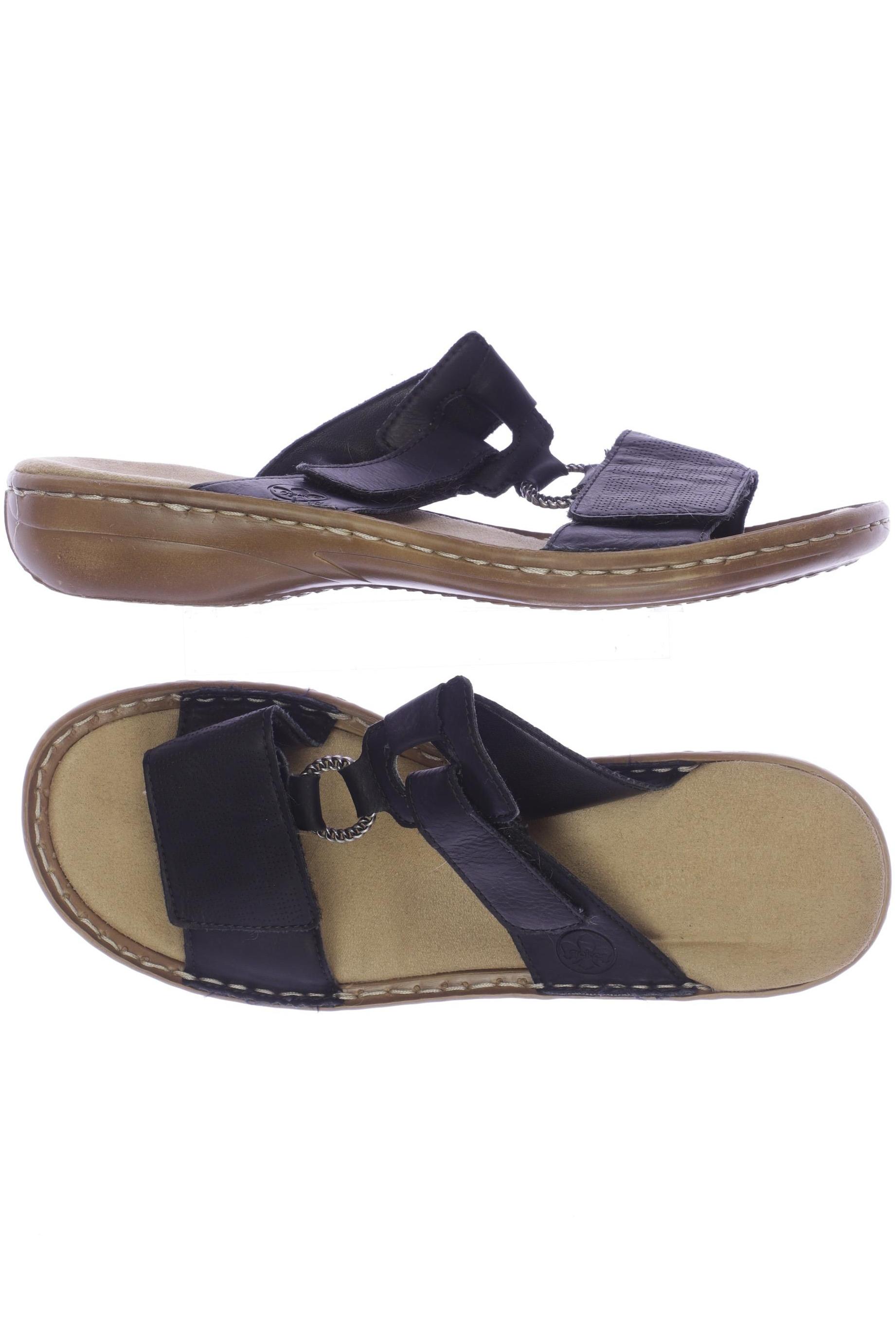 

Rieker Damen Sandale, schwarz, Gr. 39