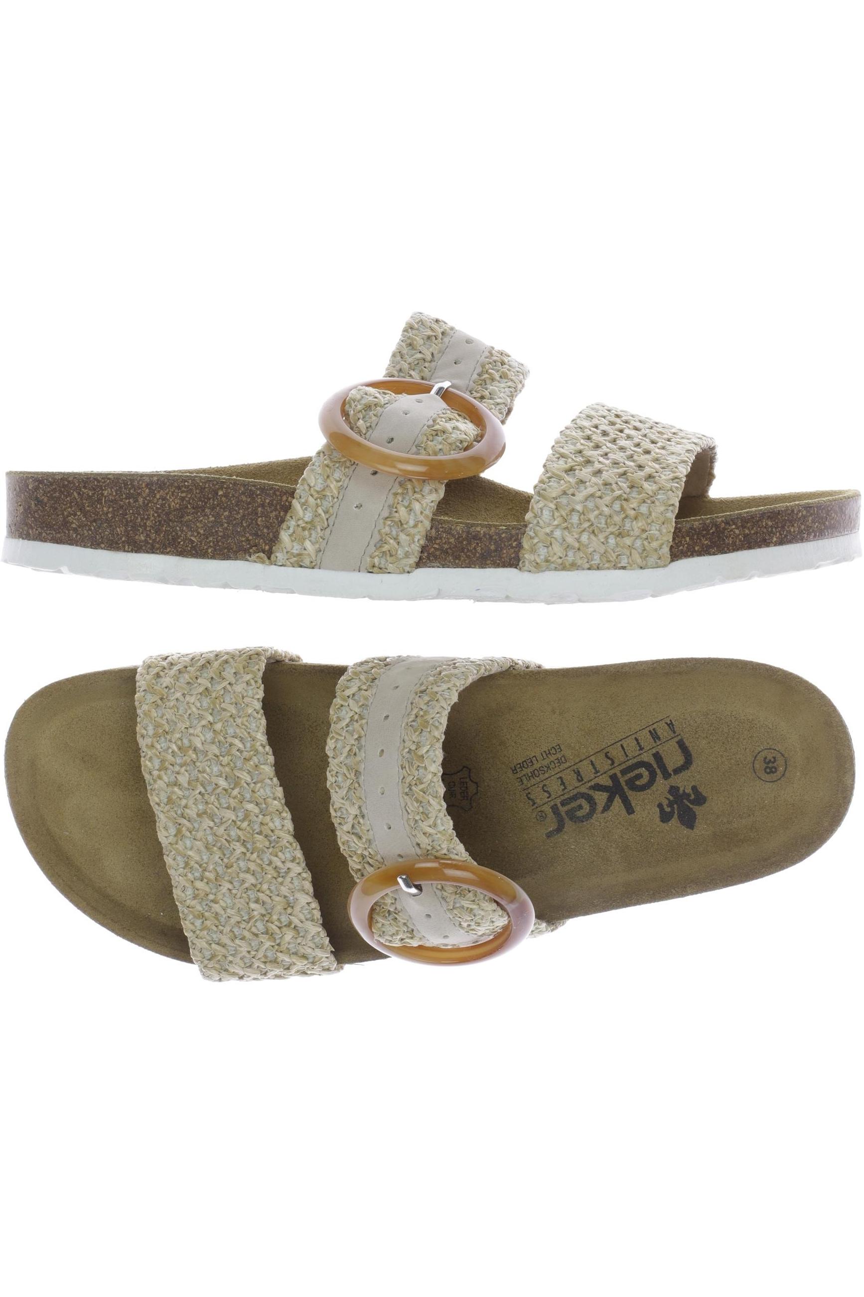 

Rieker Damen Sandale, beige, Gr. 38