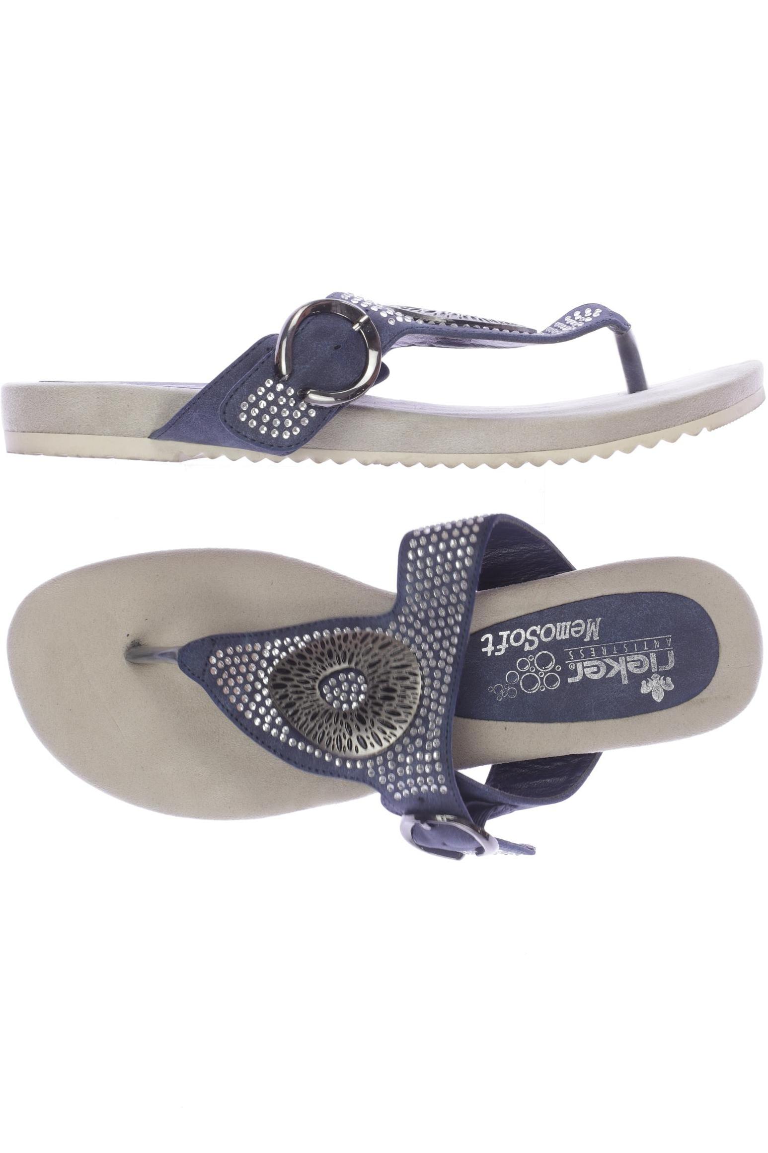 

Rieker Damen Sandale, marineblau, Gr. 39