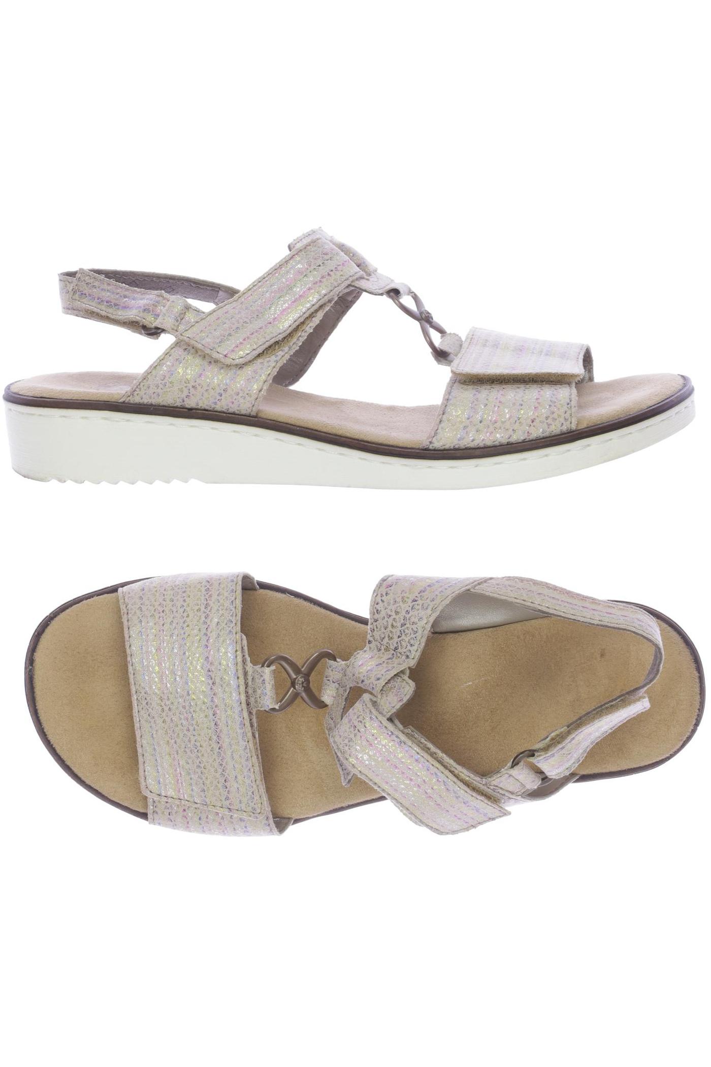 

Rieker Damen Sandale, beige, Gr. 38